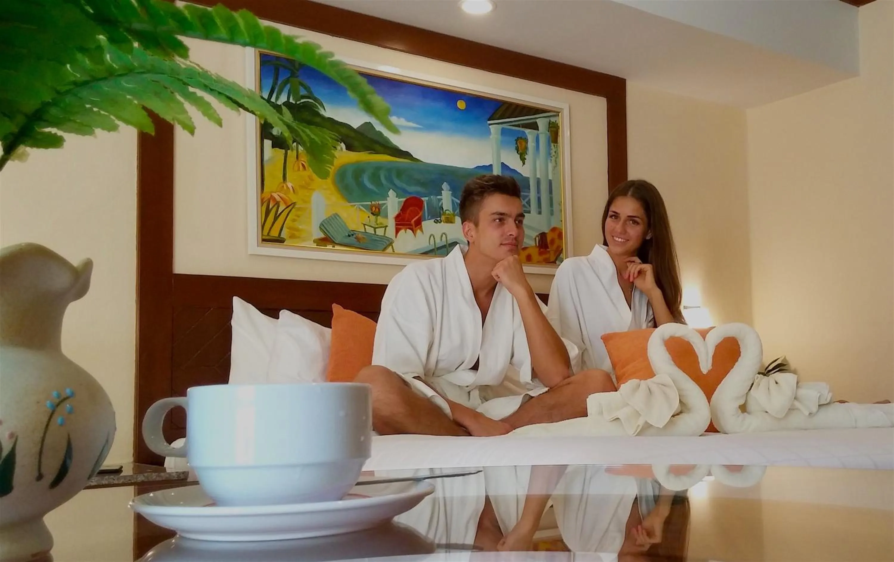 People in Pacific Club Resort