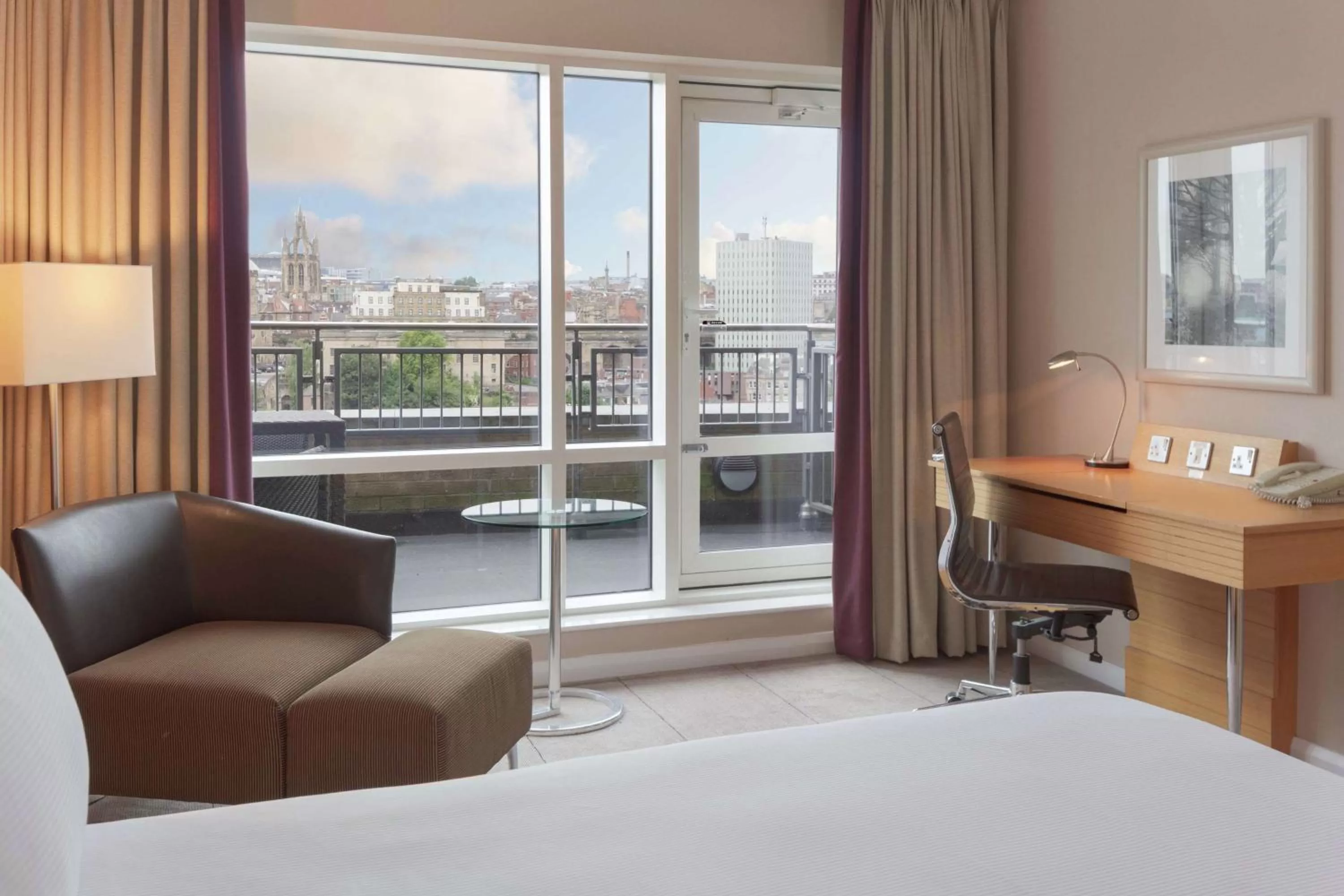 Bedroom, Bed in Hilton Newcastle Gateshead