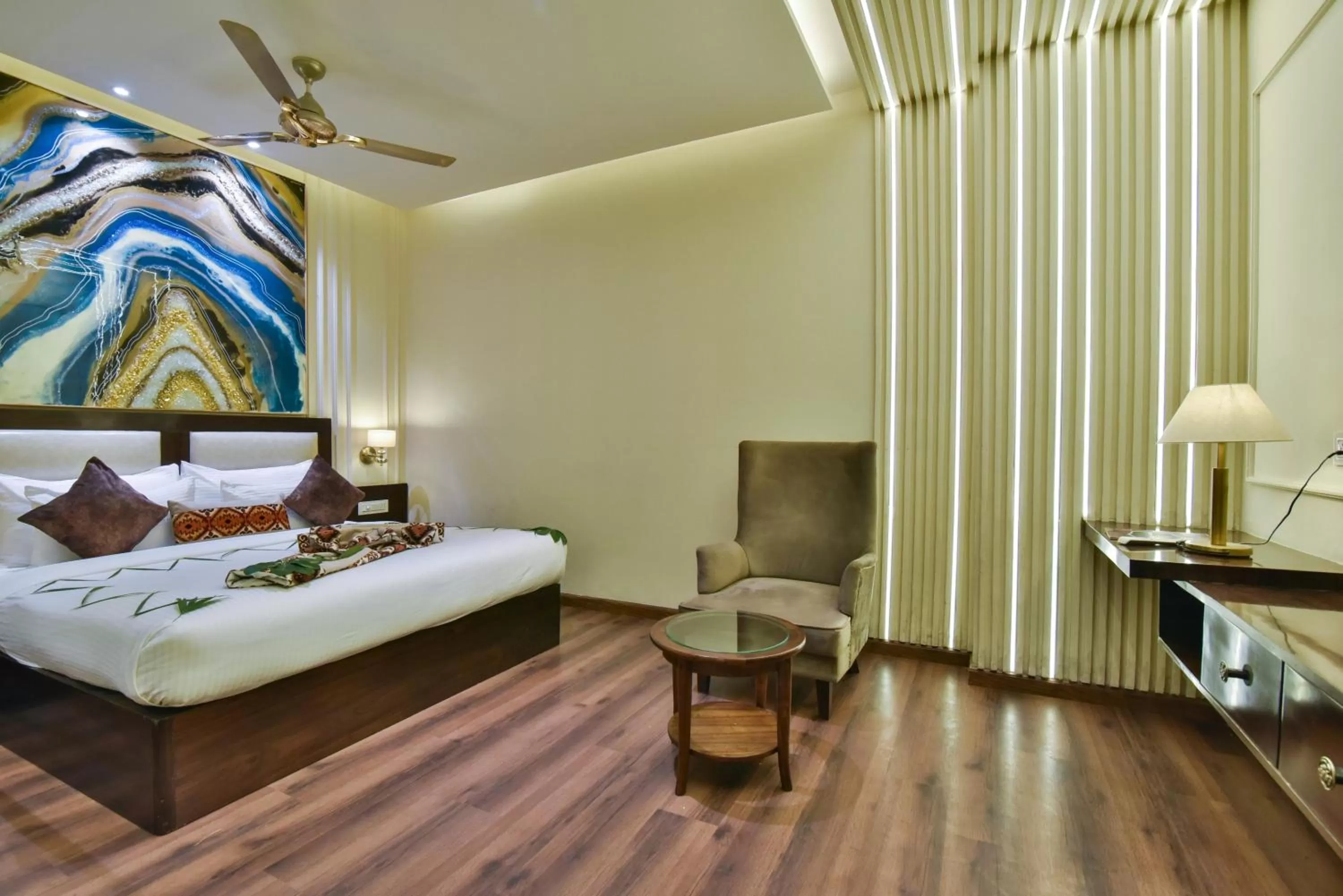 Photo of the whole room, Bed in Hotel BR Grand -Near Golden Temple