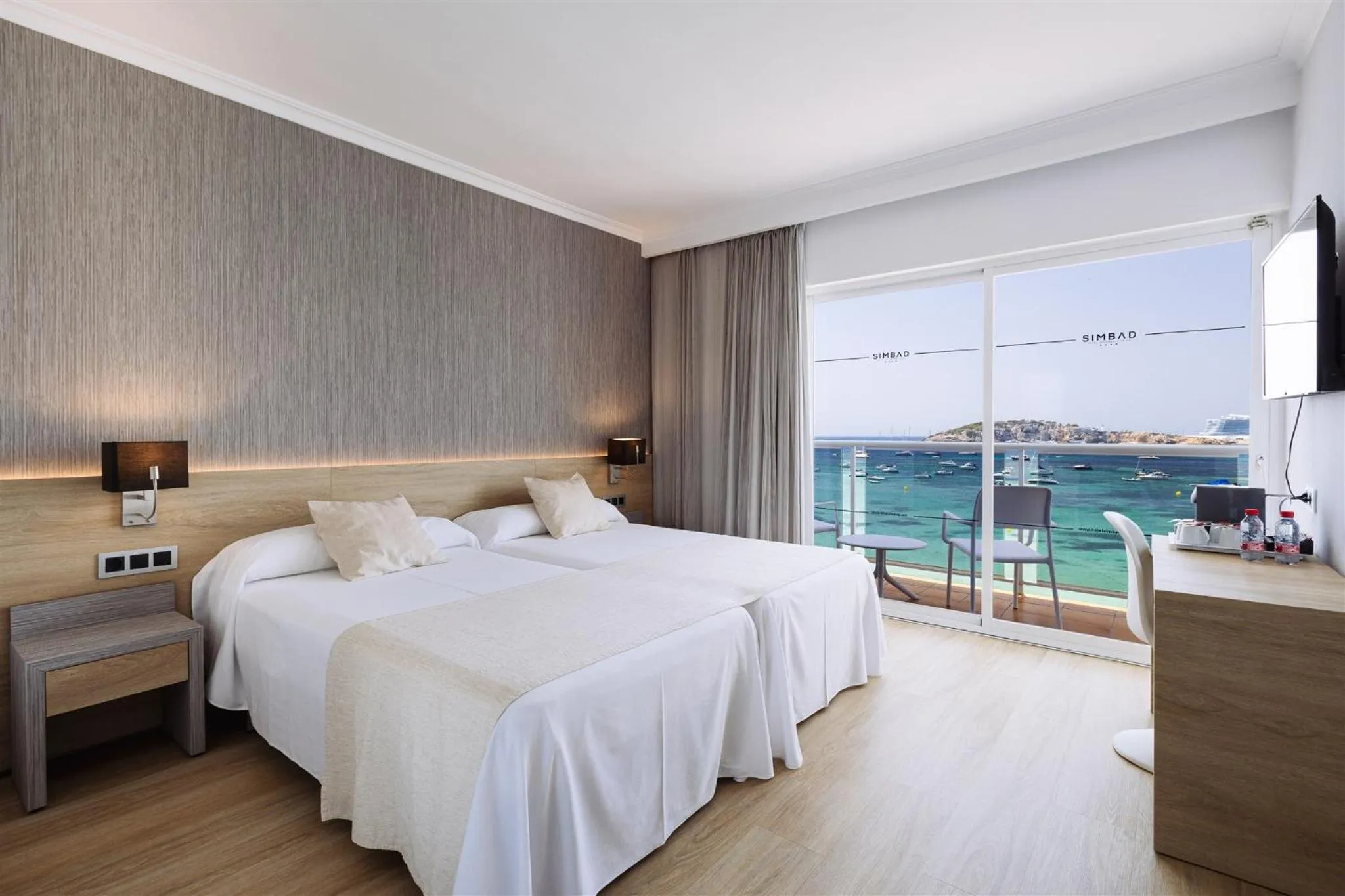 Bed in Hotel Simbad Ibiza