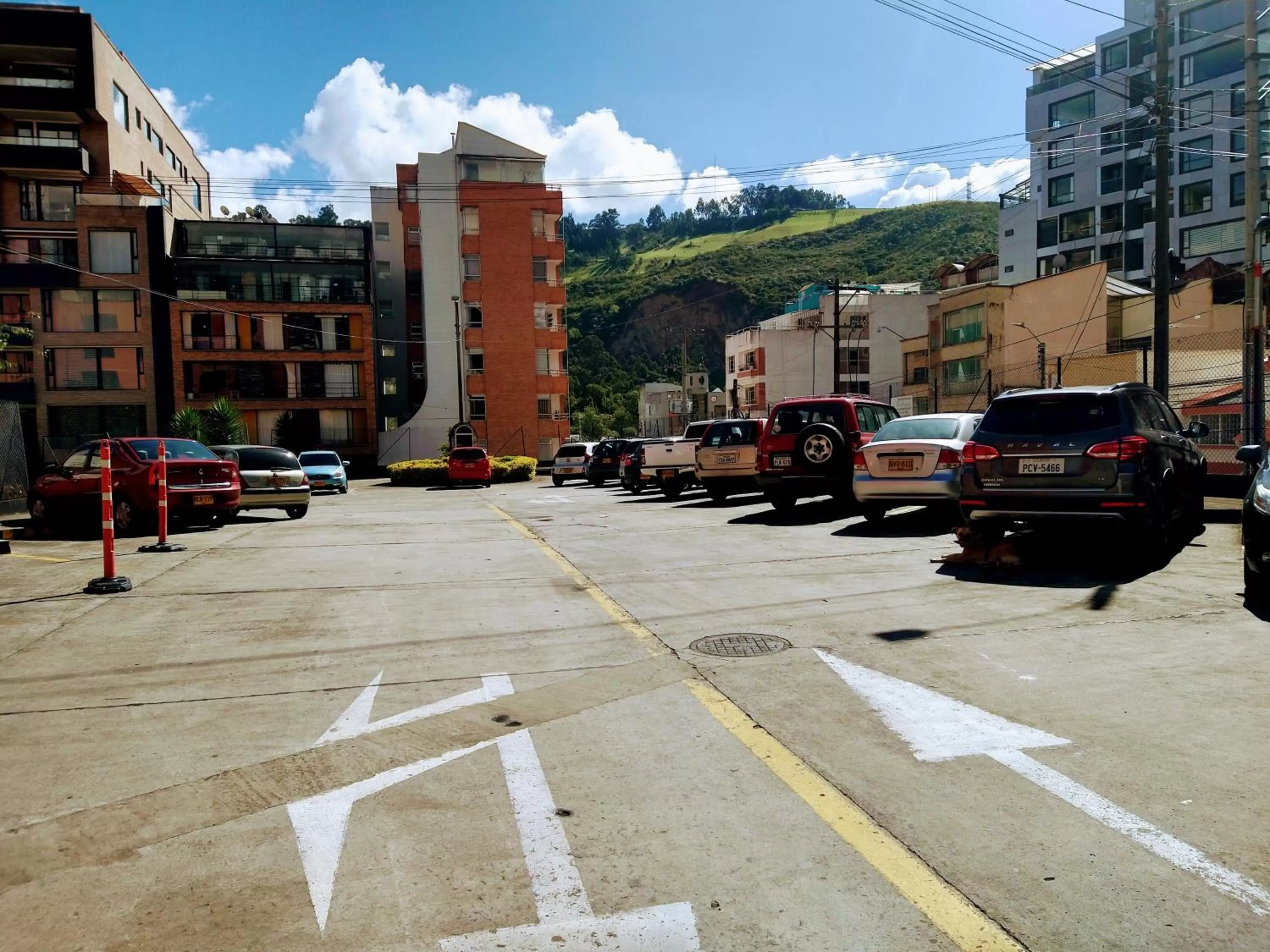 Parking in Hotel Morasurco