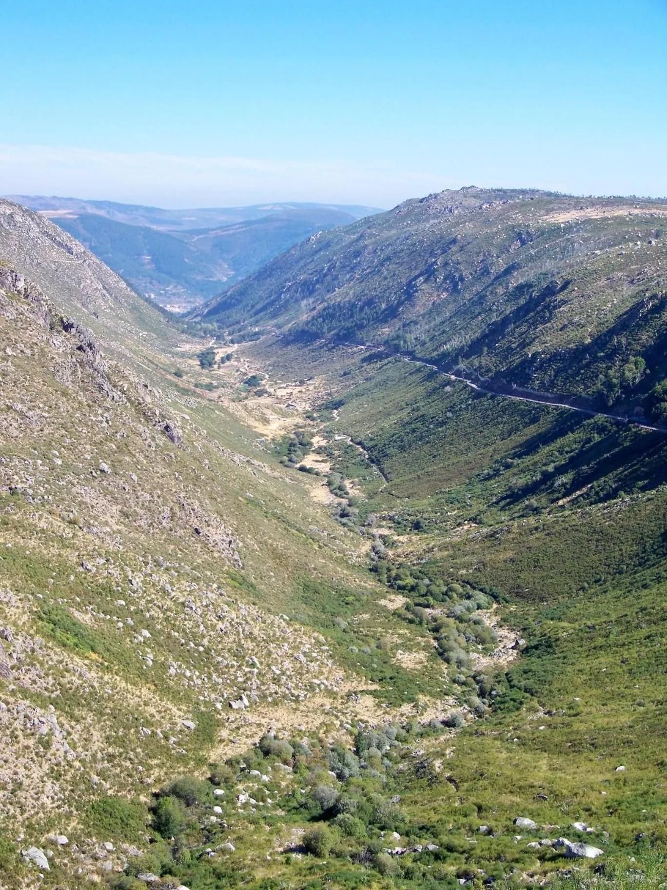Natural landscape in INATEL Manteigas