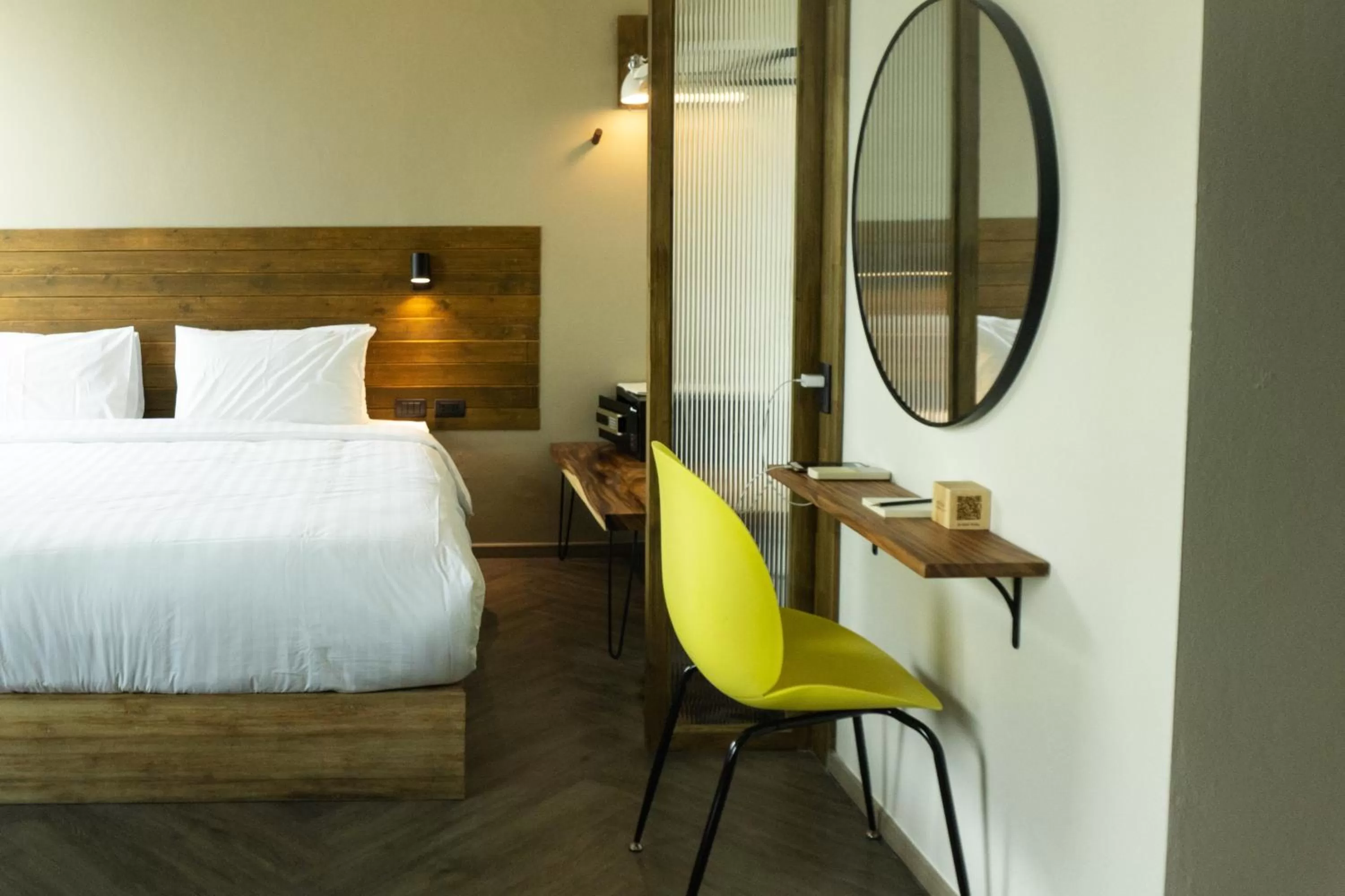 Living room, Bed in karaarom hotel