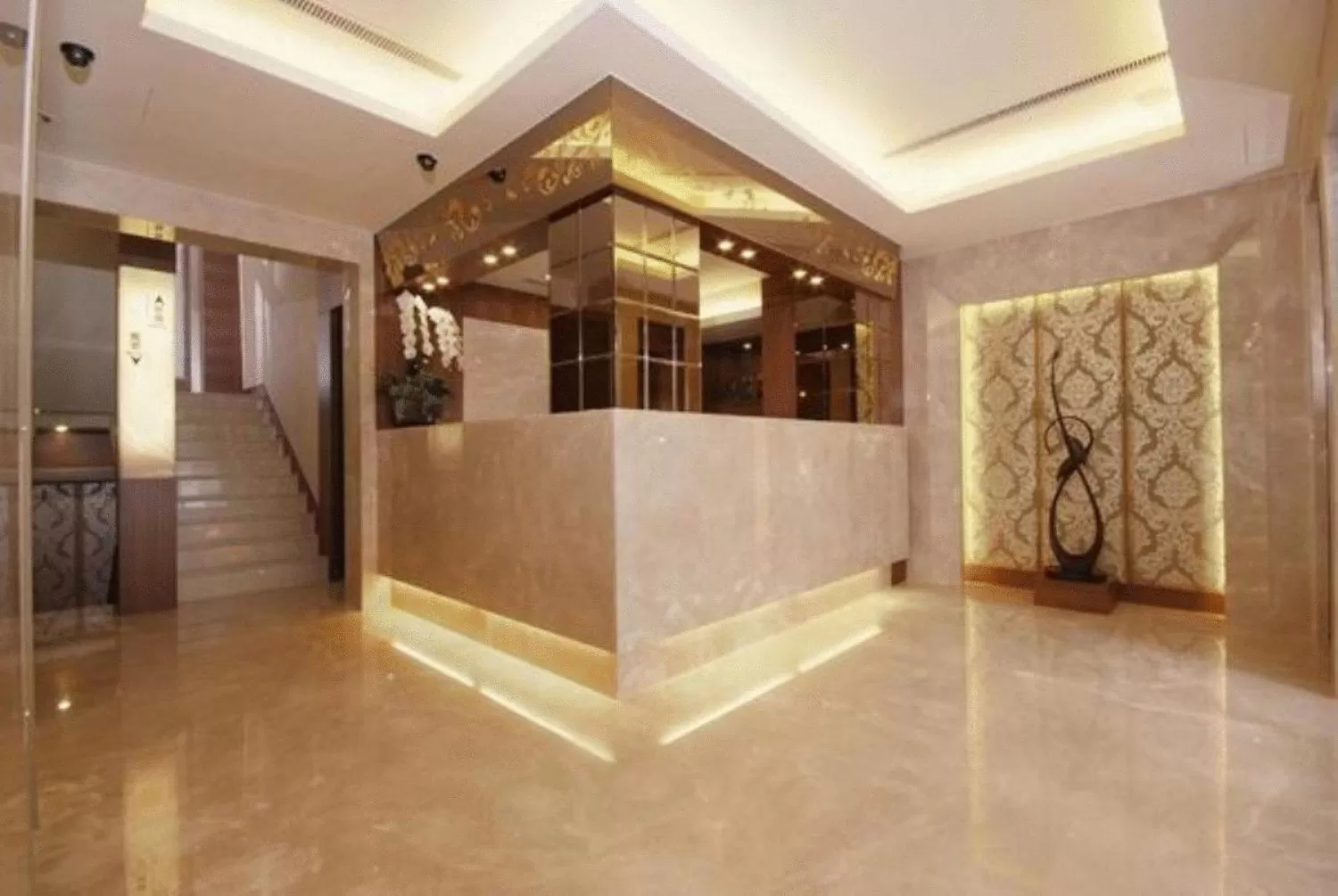 Lobby or reception in Guide Hotel Taipei NTU