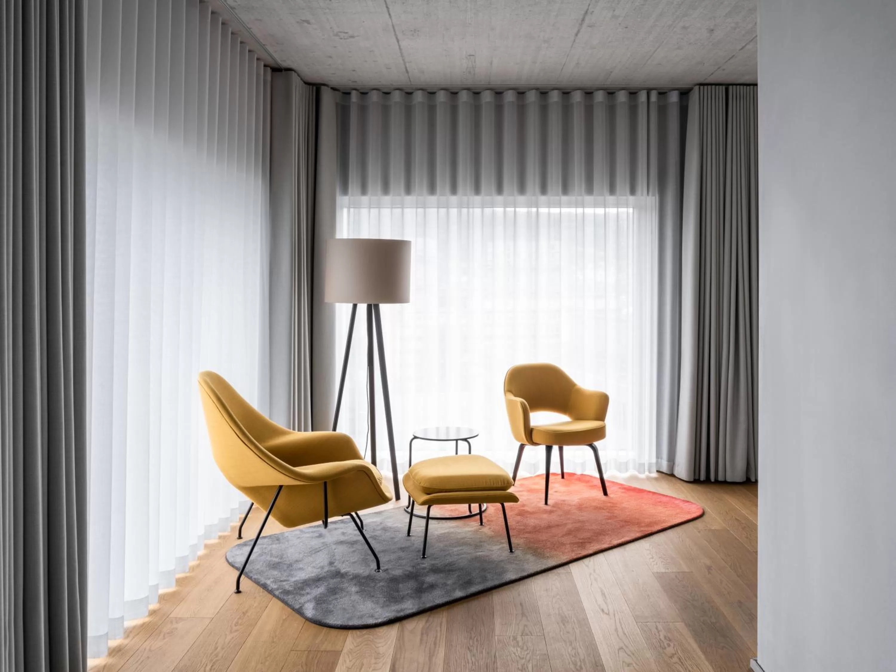 Seating area in Placid Hotel Design & Lifestyle Zurich