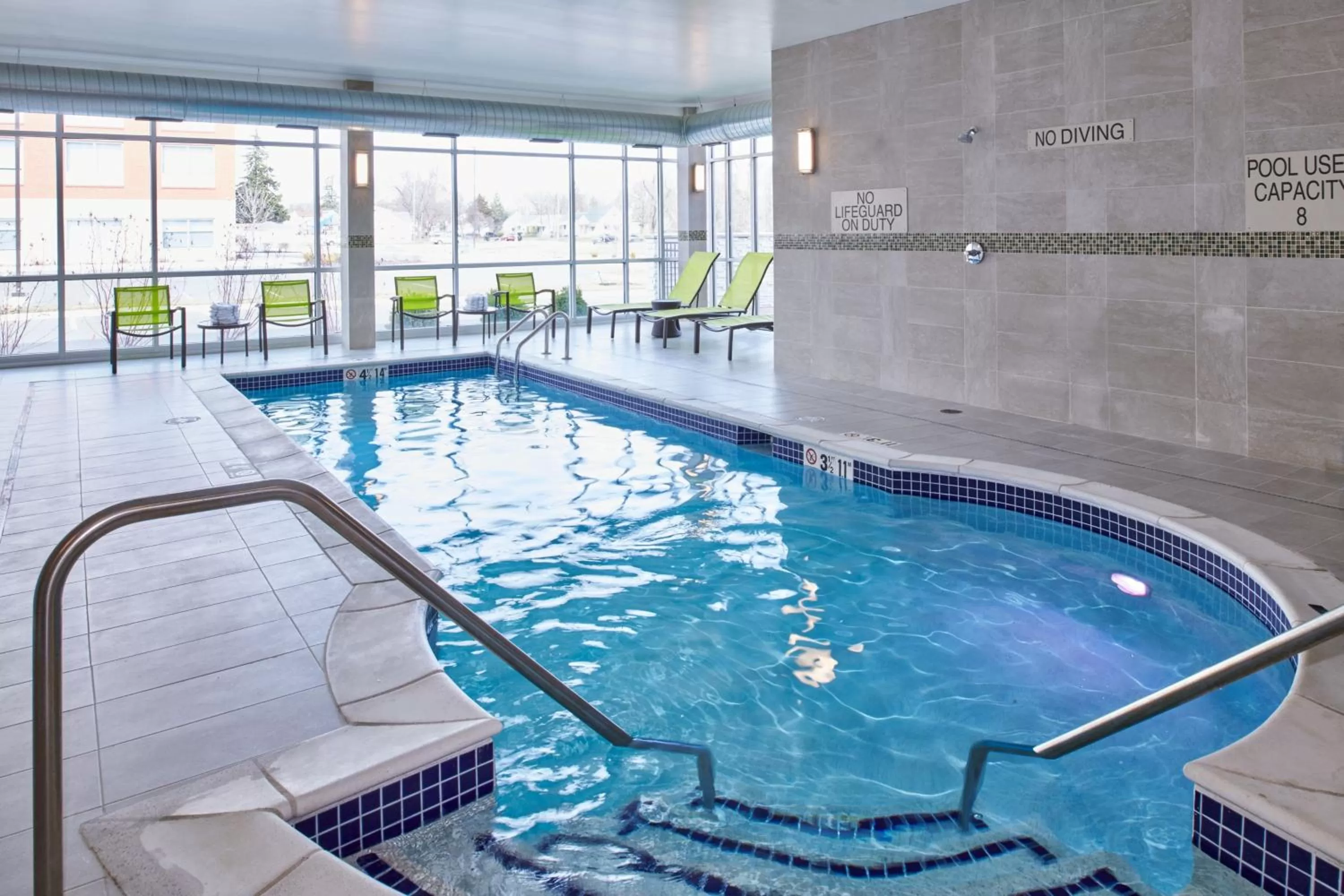 Swimming pool in SpringHill Suites by Marriott Detroit Dearborn