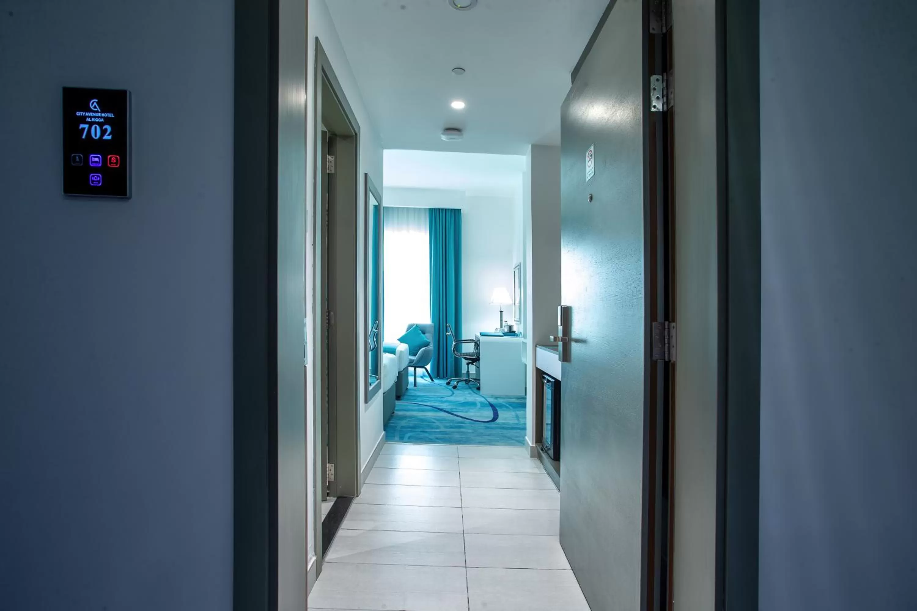 Facade/entrance in City Avenue Al Reqqa Hotel