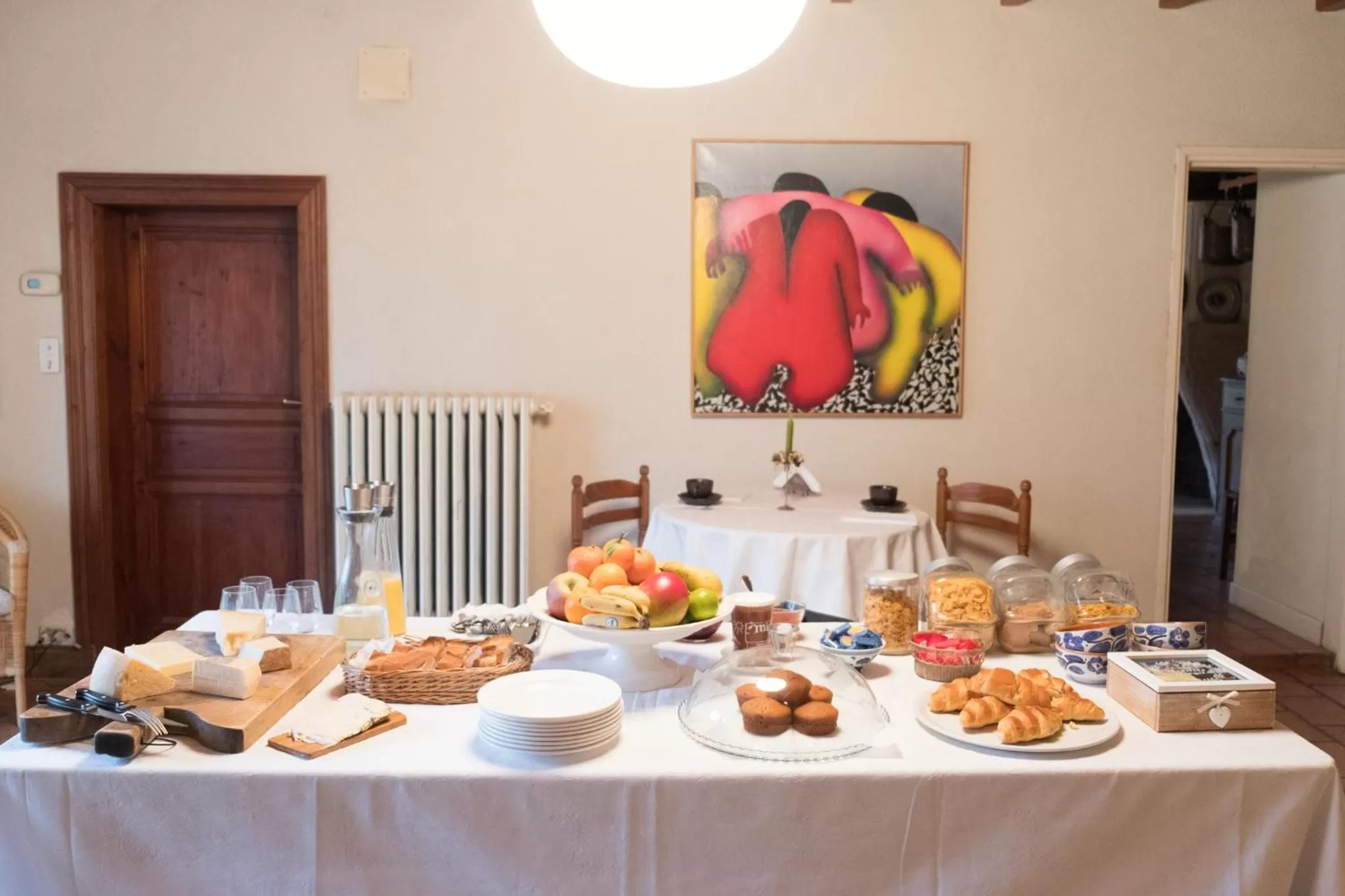 Italian breakfast in La Bribaudonnière