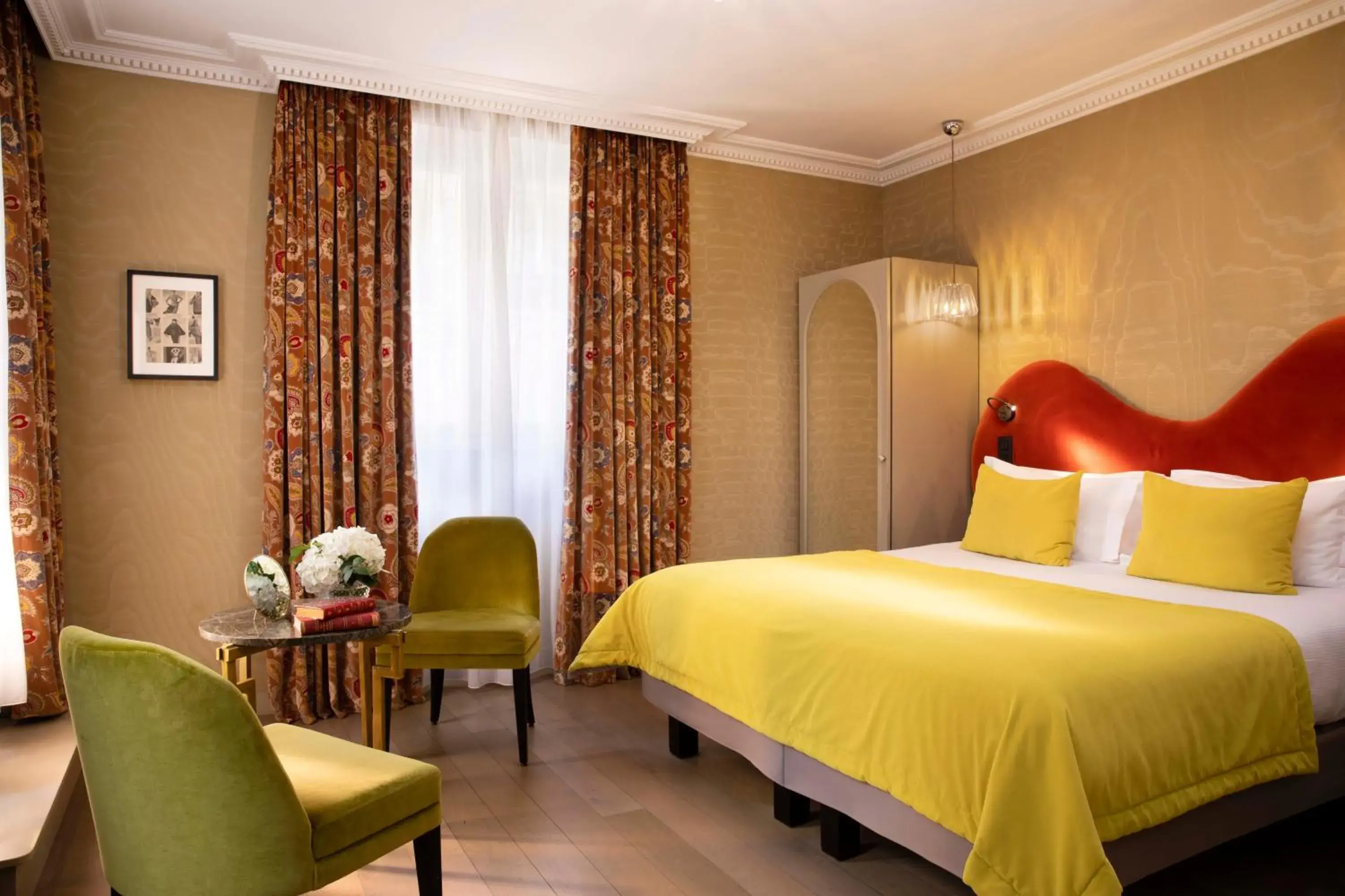 Deluxe Double Room with Terrace and with Private Hammam Access in Hotel Monsieur & Spa Deluxe Double Room with Terrace and with Private Hammam Access in Hotel Monsieur & Spa