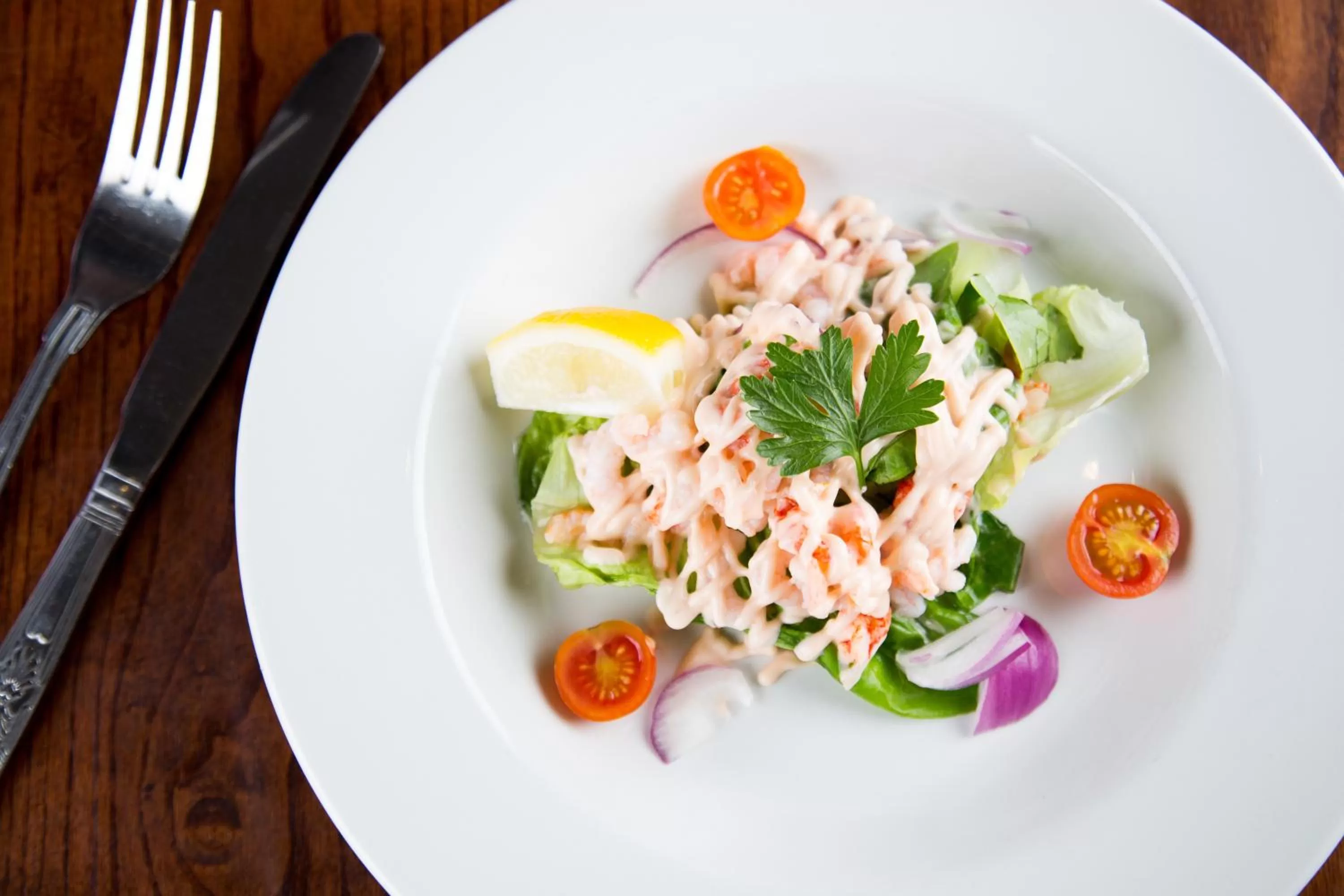 Food close-up in Bowburn Hall Hotel