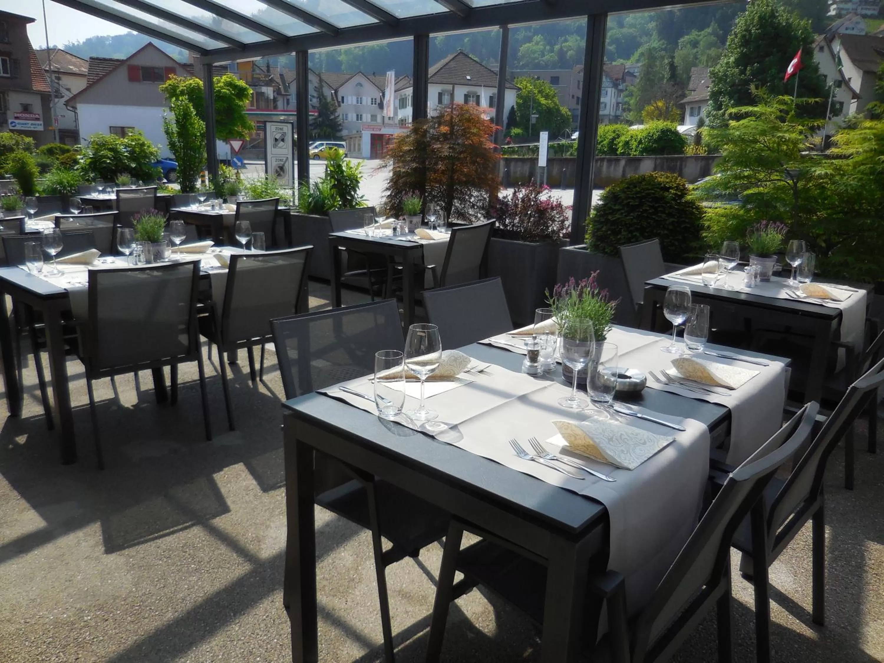 Balcony/Terrace in Hotel Hecht