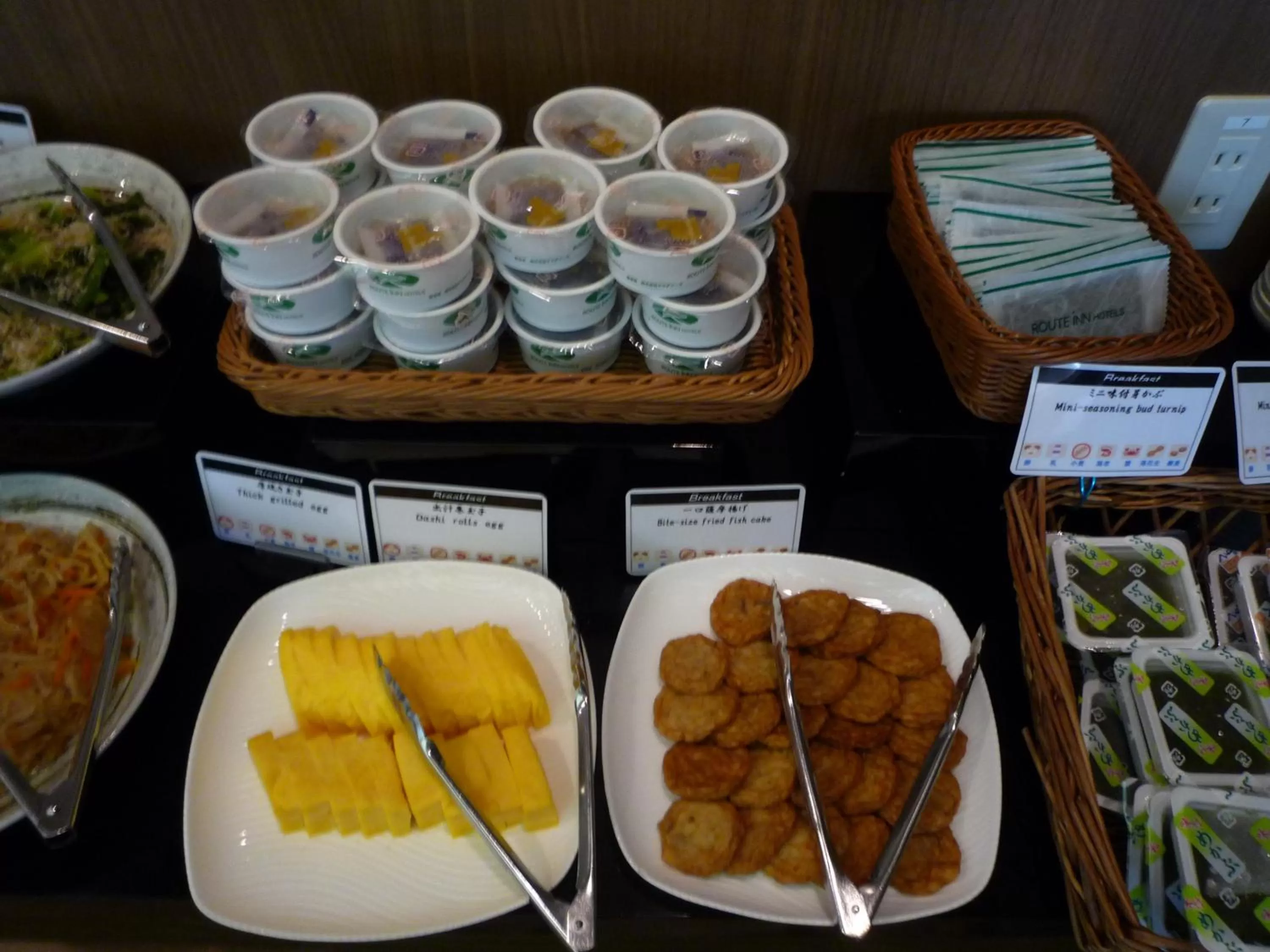 Buffet breakfast in Route Inn Grantia Komatsu Airport