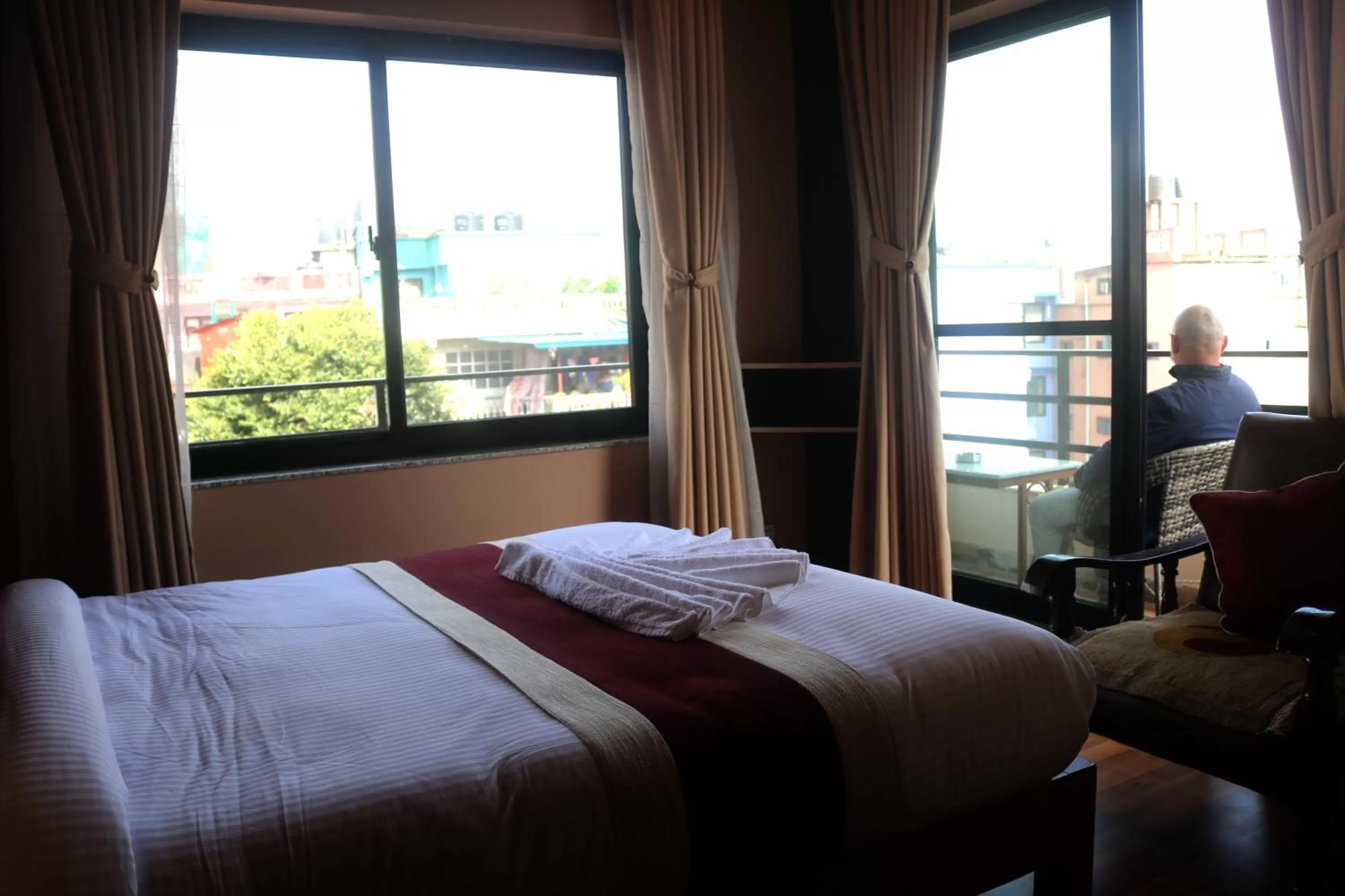 Photo of the whole room, Bed in Hotel Family Ties Pvt. Ltd.