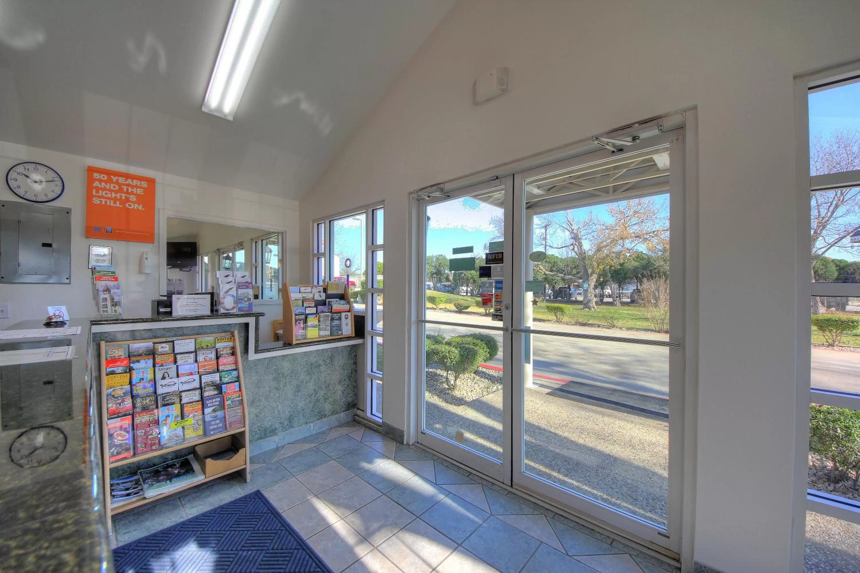Lobby or reception in Motel 6-Kerrville, TX