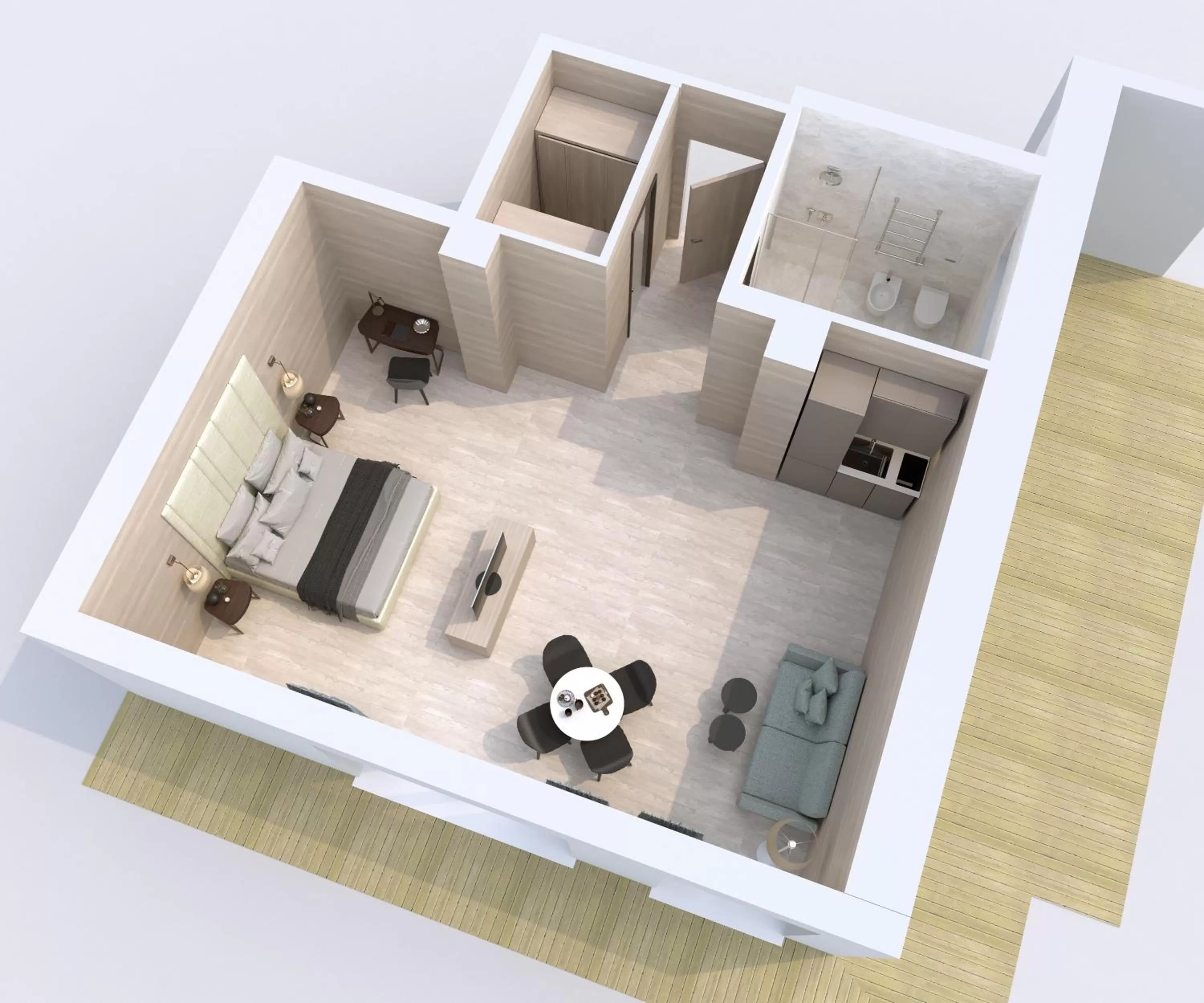Floor plan in Ceccarini 9 home suite home