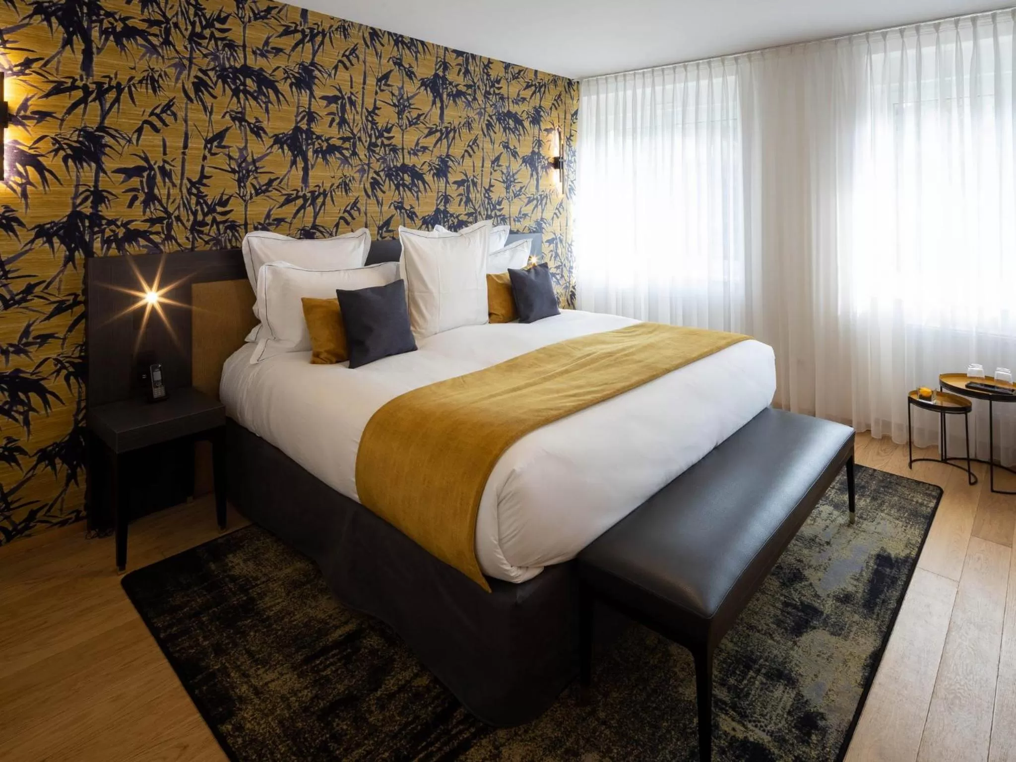 Bedroom, Bed in Hôtel Garrigae Villa La Florangerie - SPA & Piscine