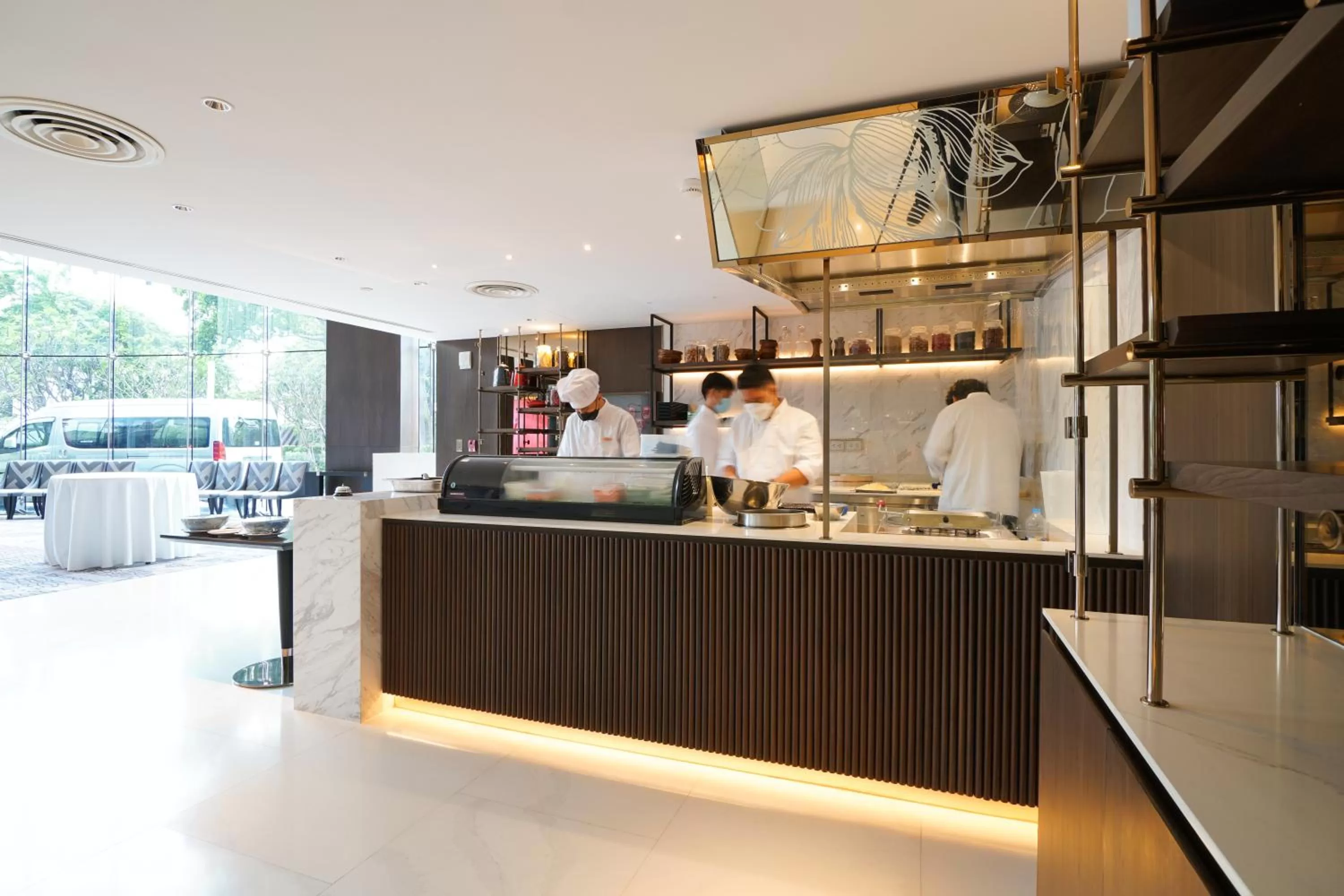 Kitchen or kitchenette in Chatrium Grand Bangkok