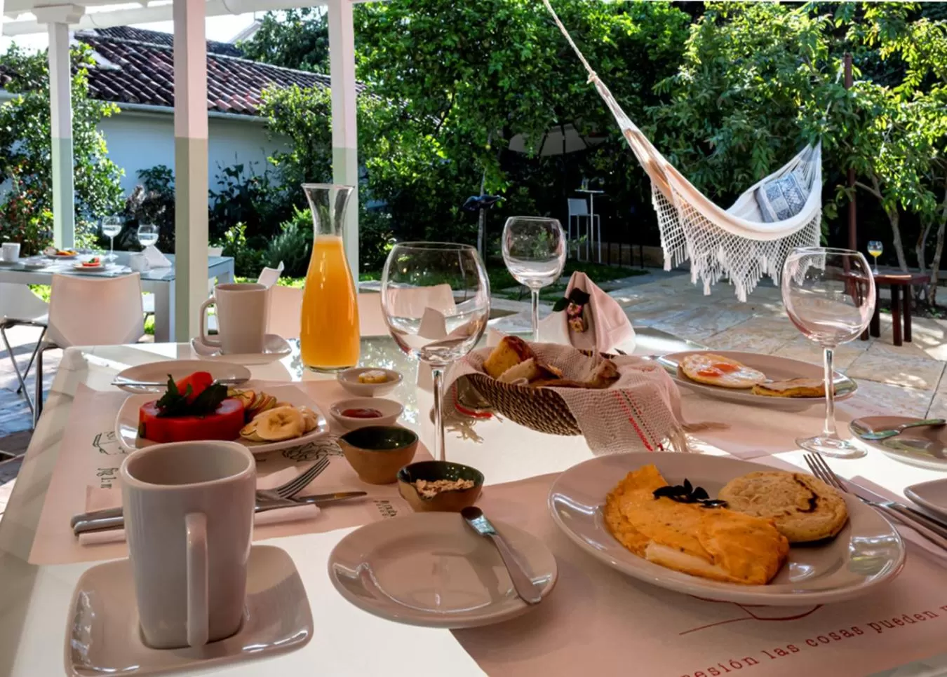 Breakfast in La Nube Posada