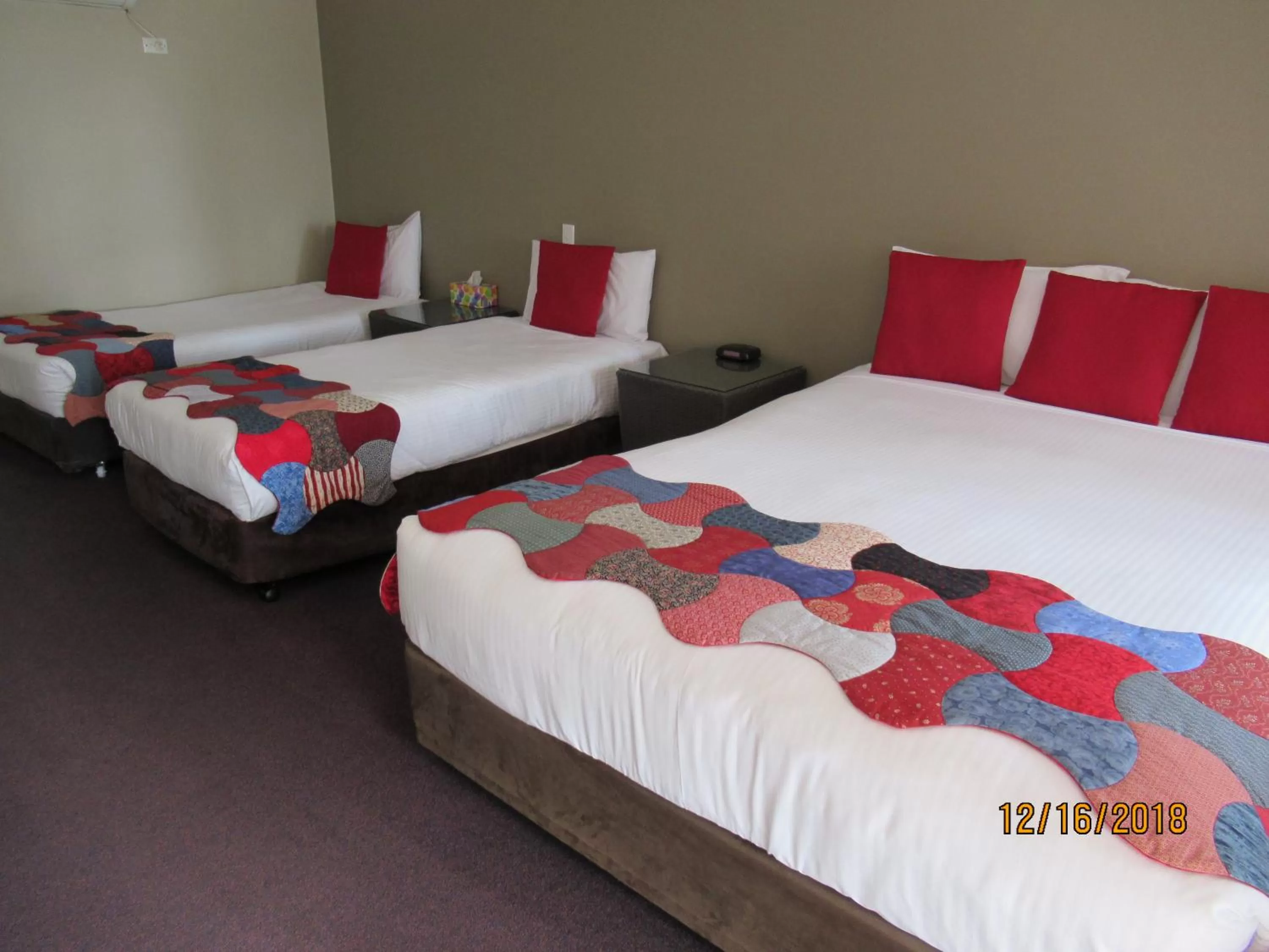 Bed in Moruya Motel