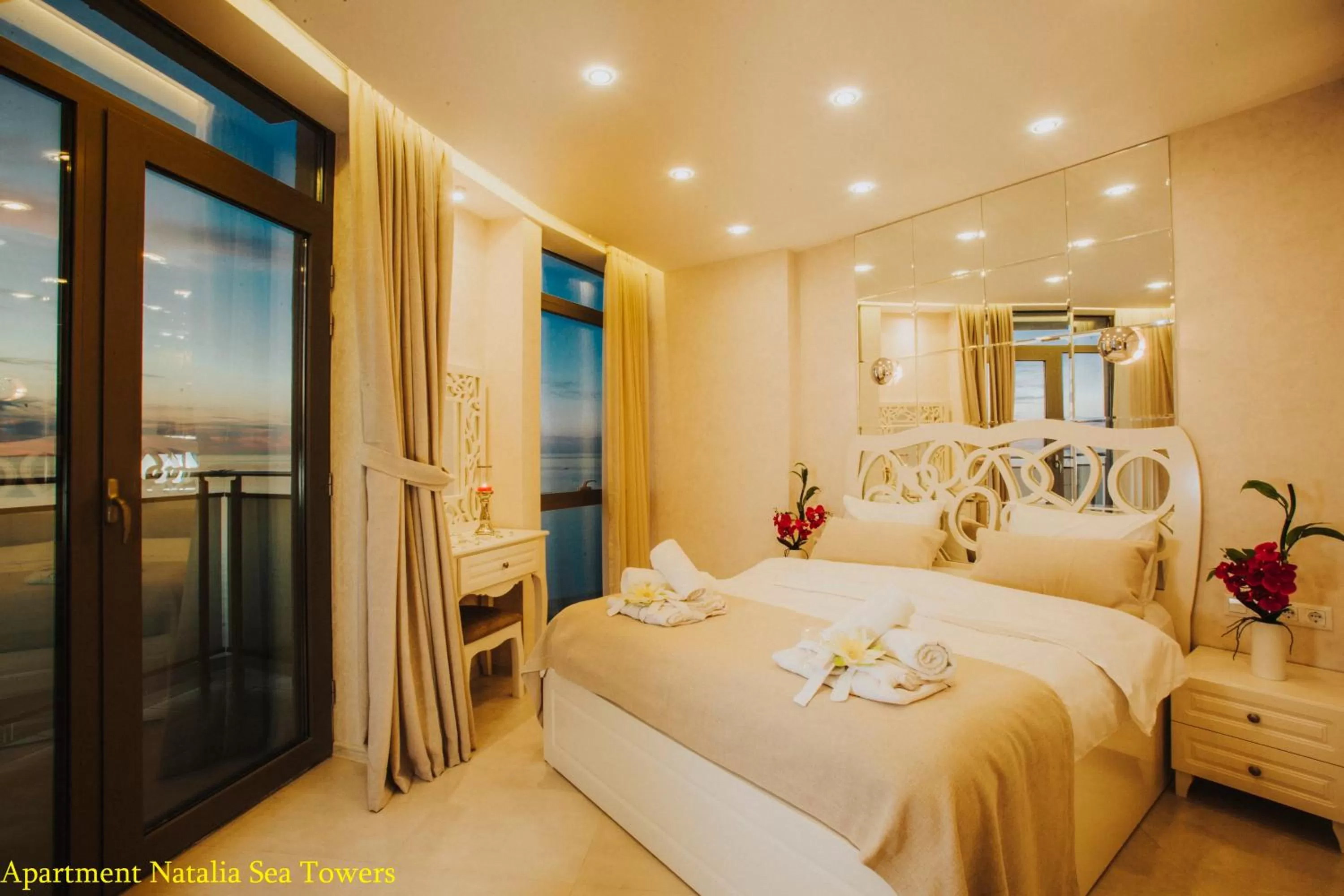 Bedroom, Bed in Blue Star Batumi