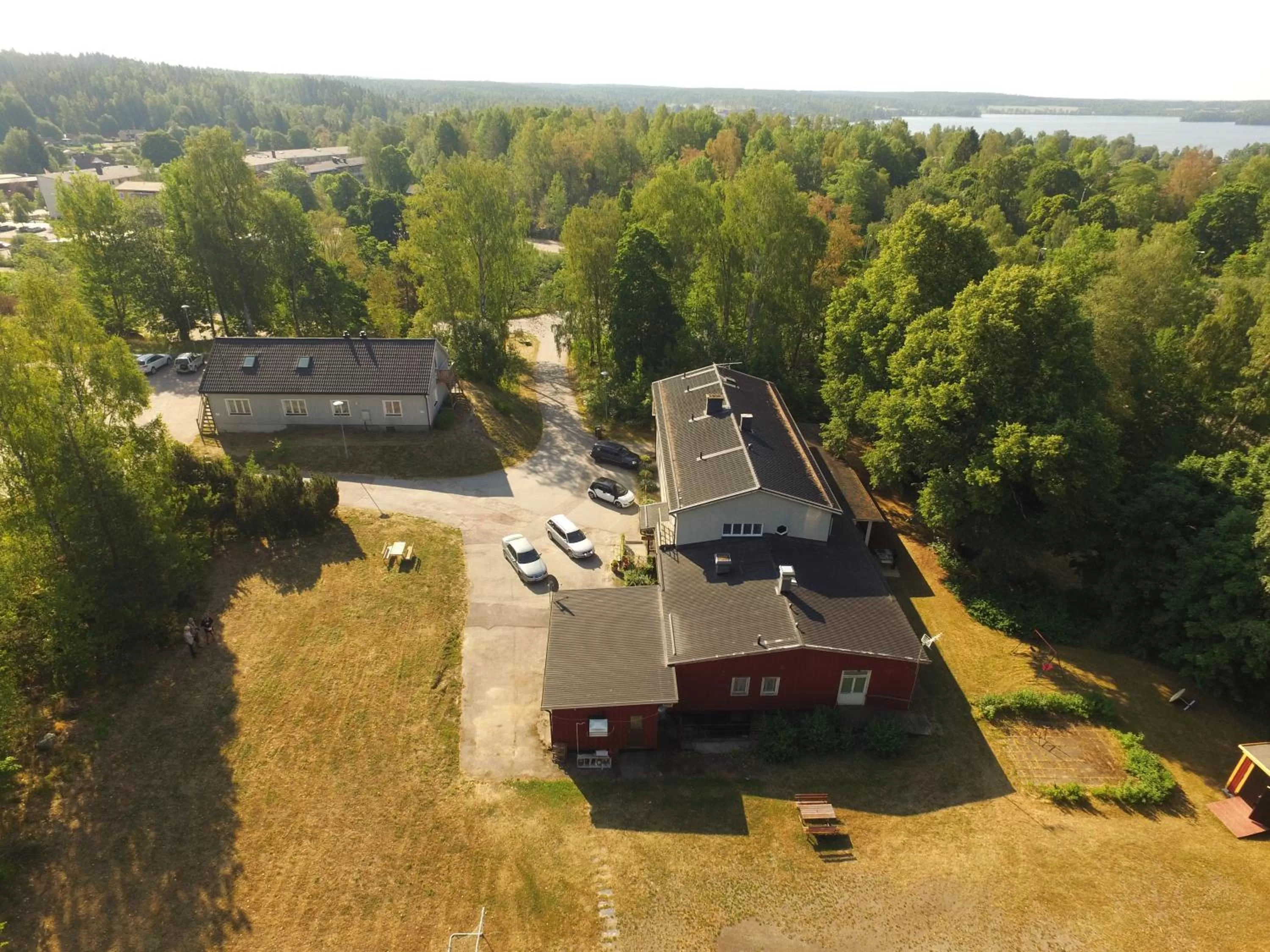 Bird's eye view in Brukshotellet Skinnsberg