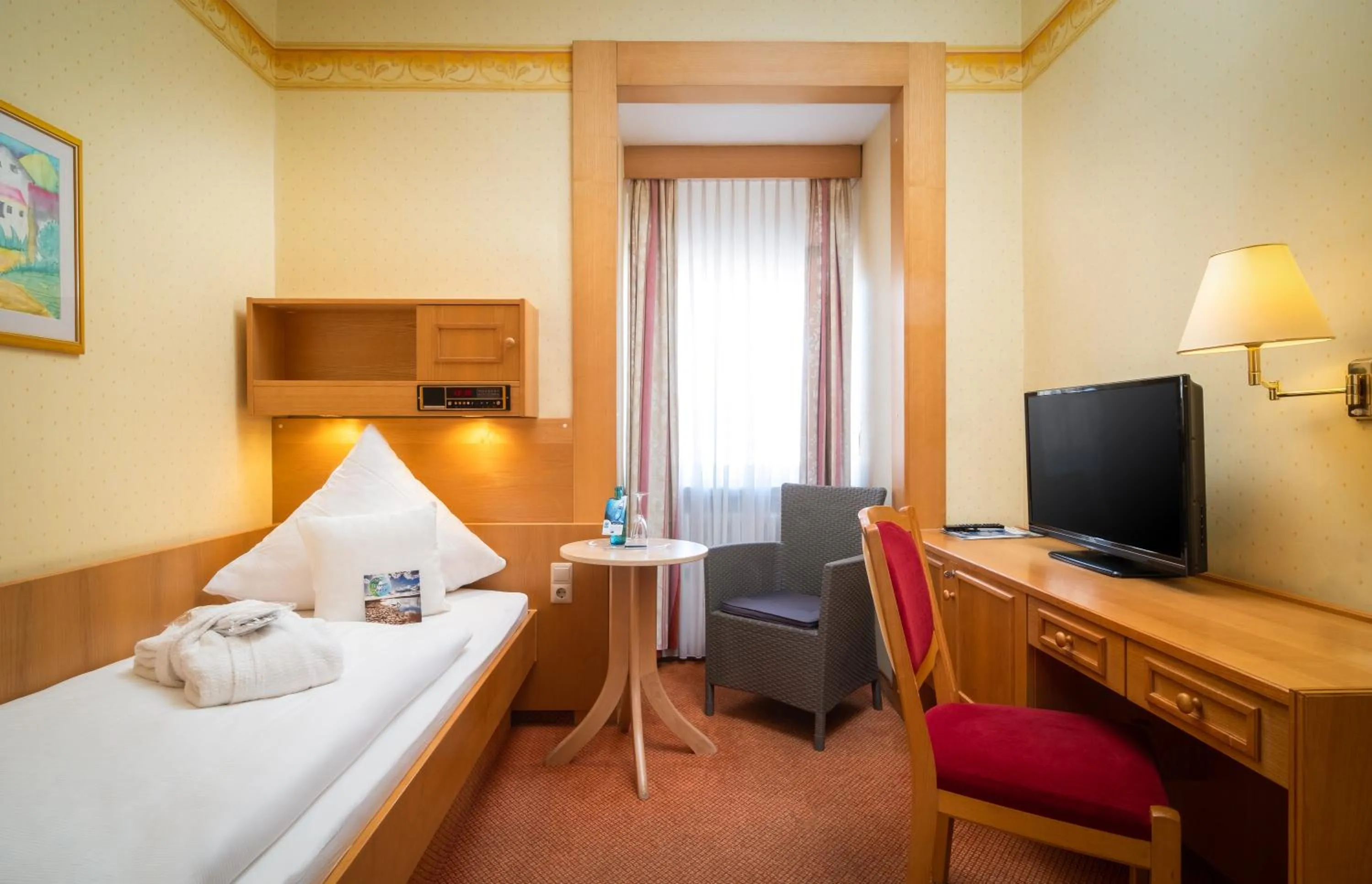 Photo of the whole room, Bed in Nordsee Hotel Borkum