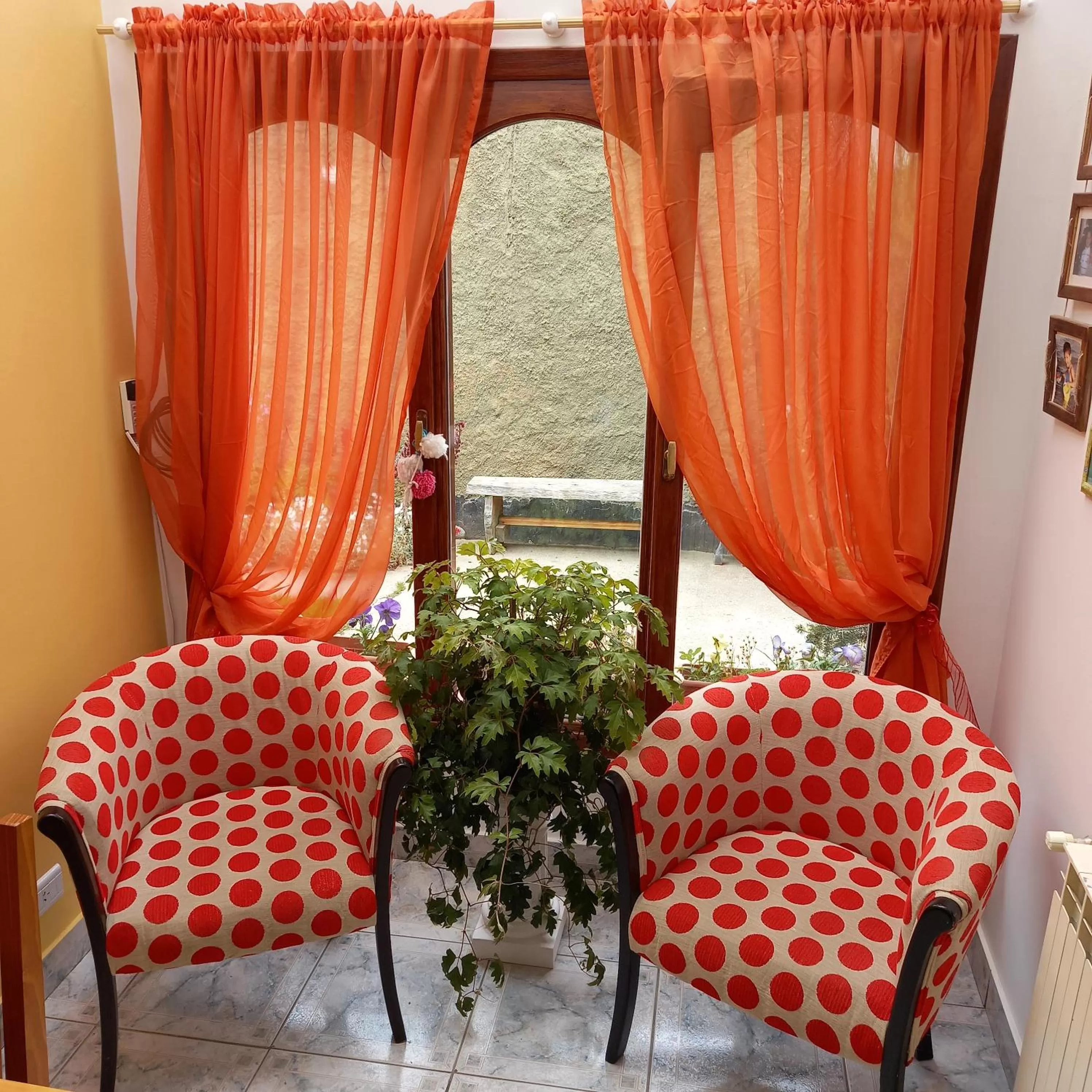 Living room in Mysten Kepen B&B