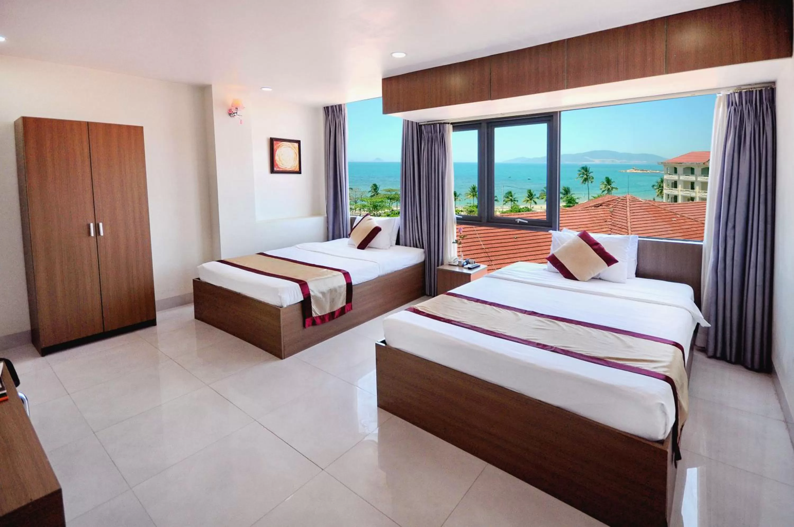 Bedroom in Arise Seaside Hotel