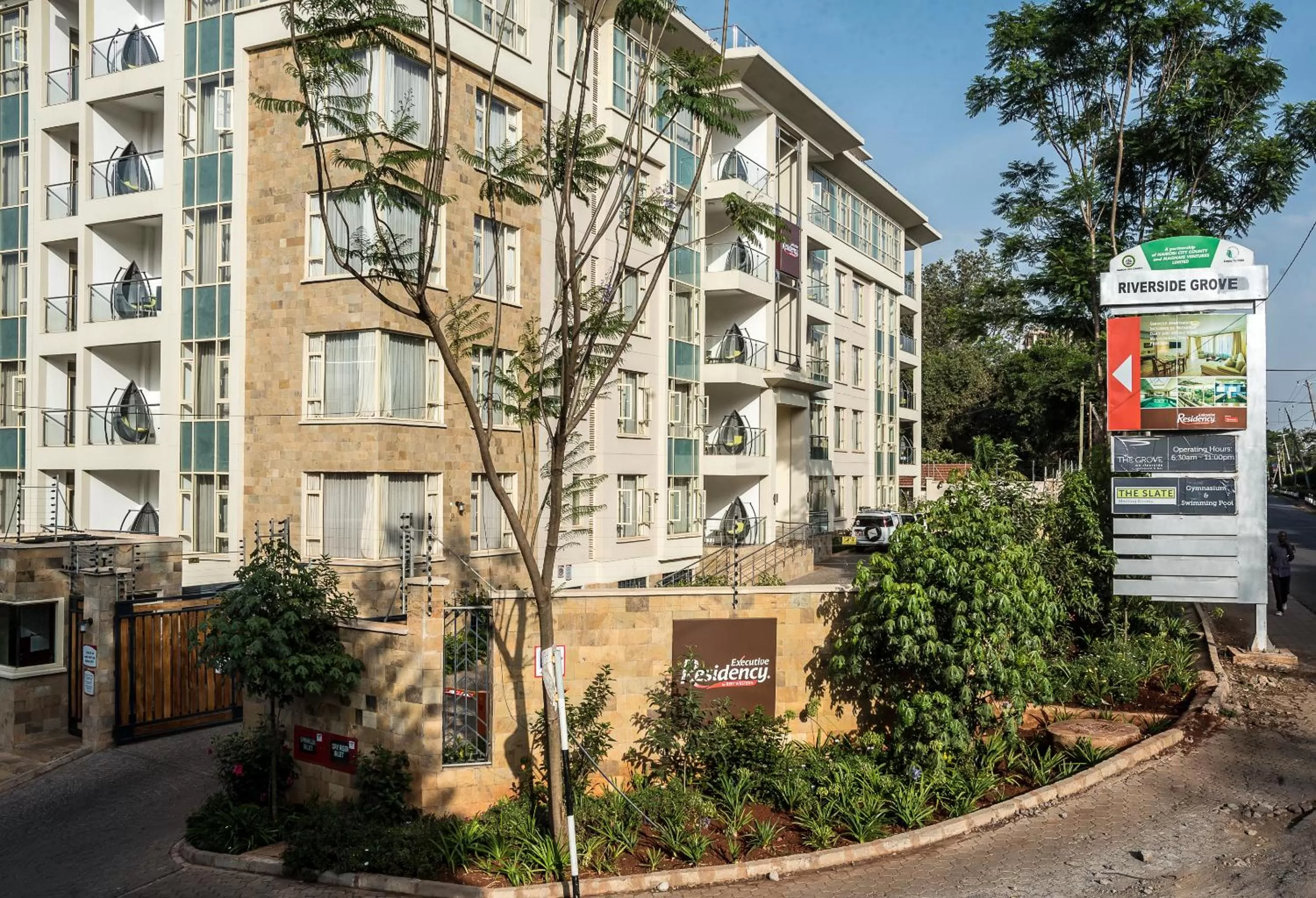 Property building in Executive Residency by Best Western Nairobi