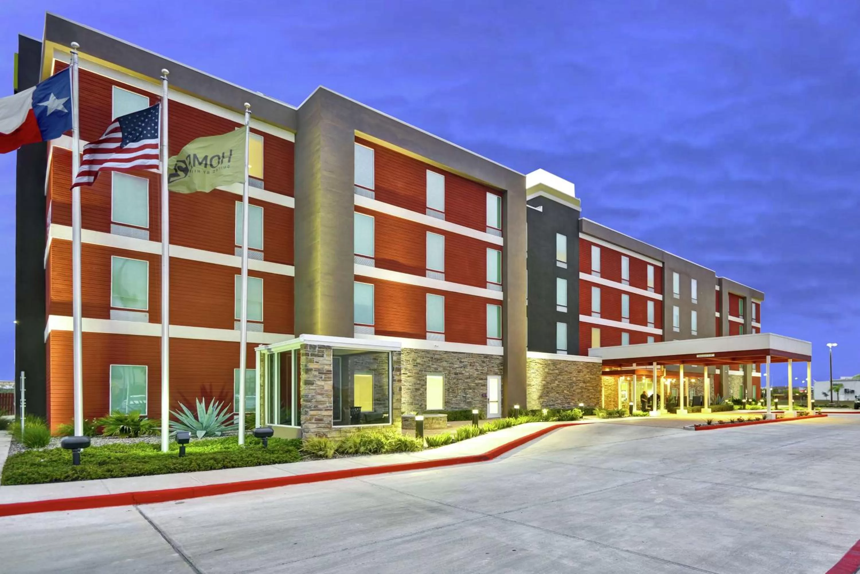 Property building in Home2 Suites by Hilton Brownsville