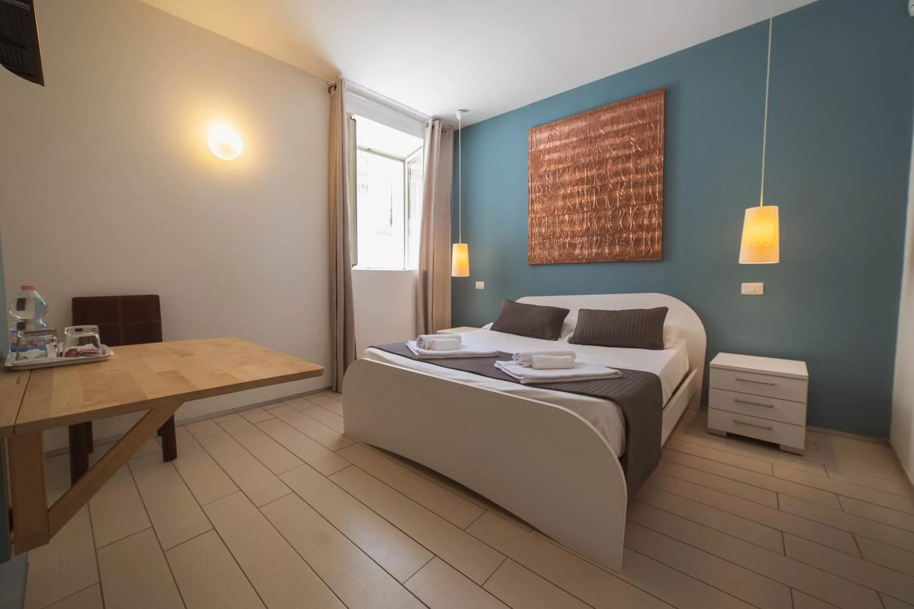 Bedroom, Bed in Villino Erminia - Seaside Art b&b