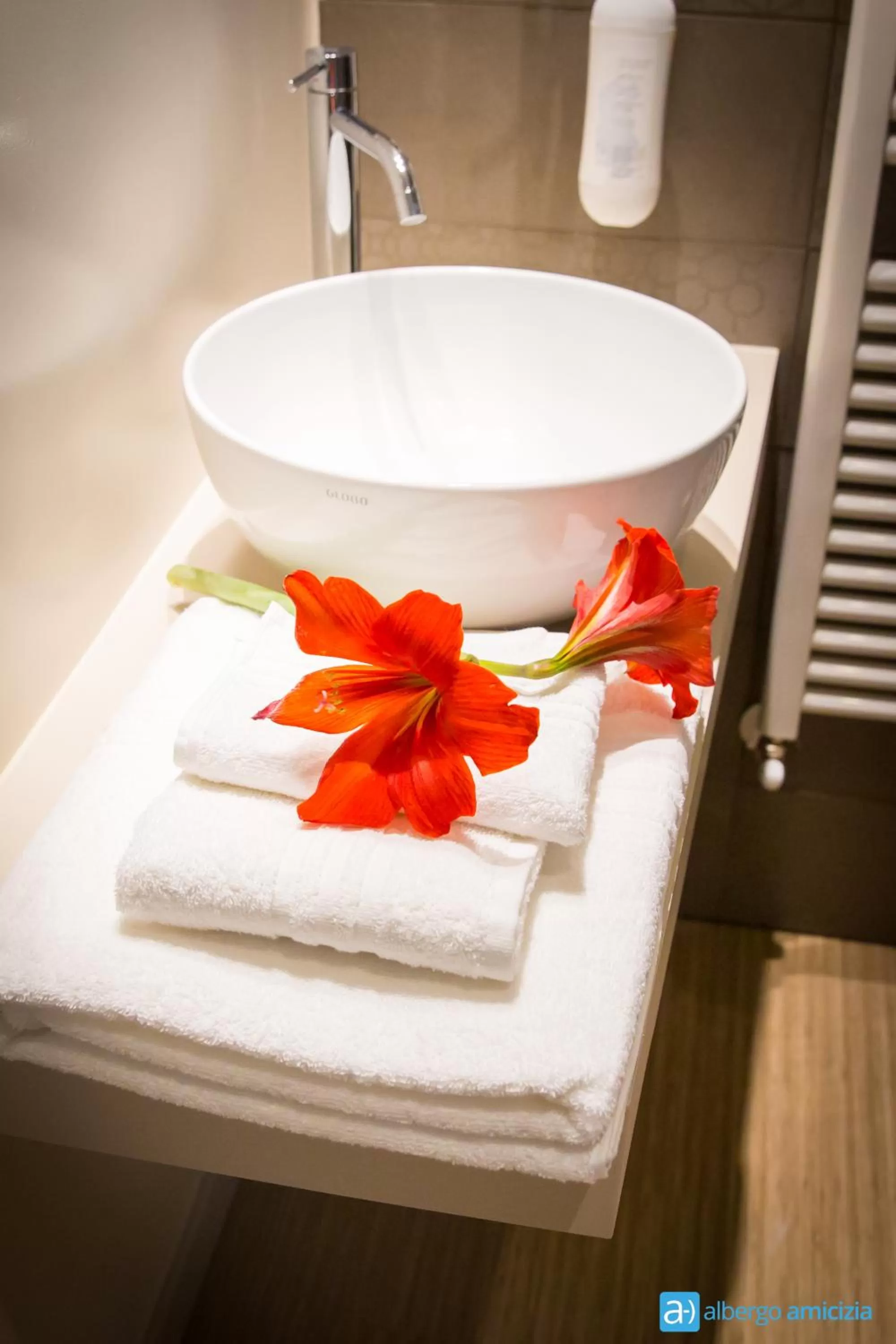 Bathroom in Hotel Amicizia