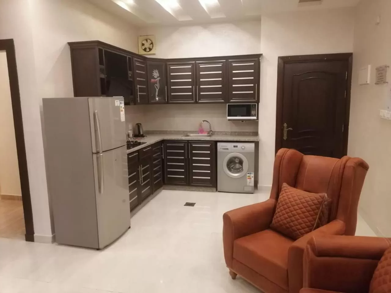 Kitchen or kitchenette, Kitchen/Kitchenette in Al-Ahlam Hotel Apartments