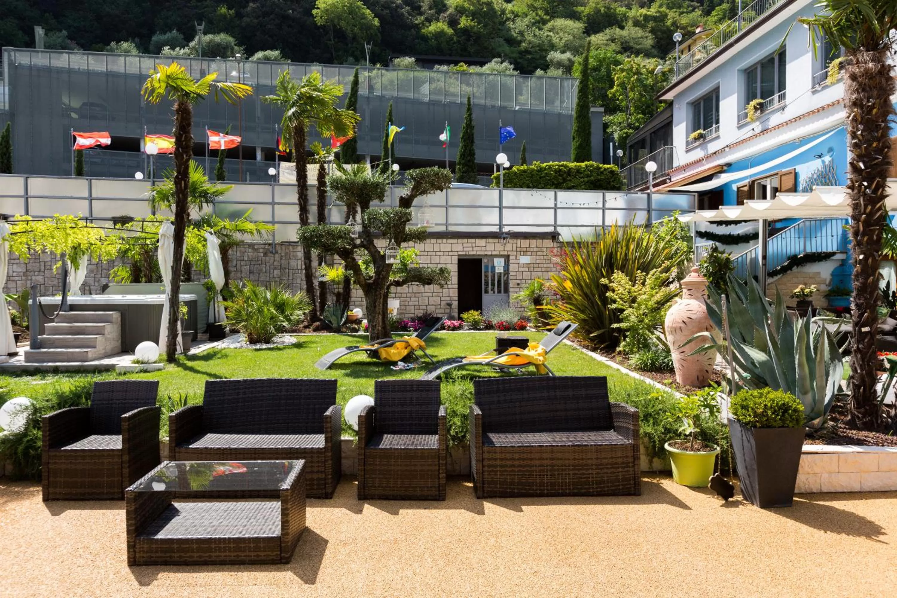 Garden in Hotel Canarino