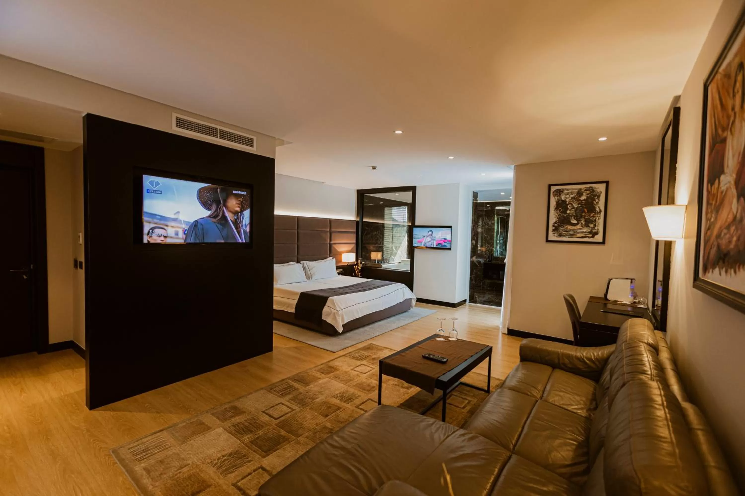 TV and multimedia, Bed in Privilege Hotel & Spa