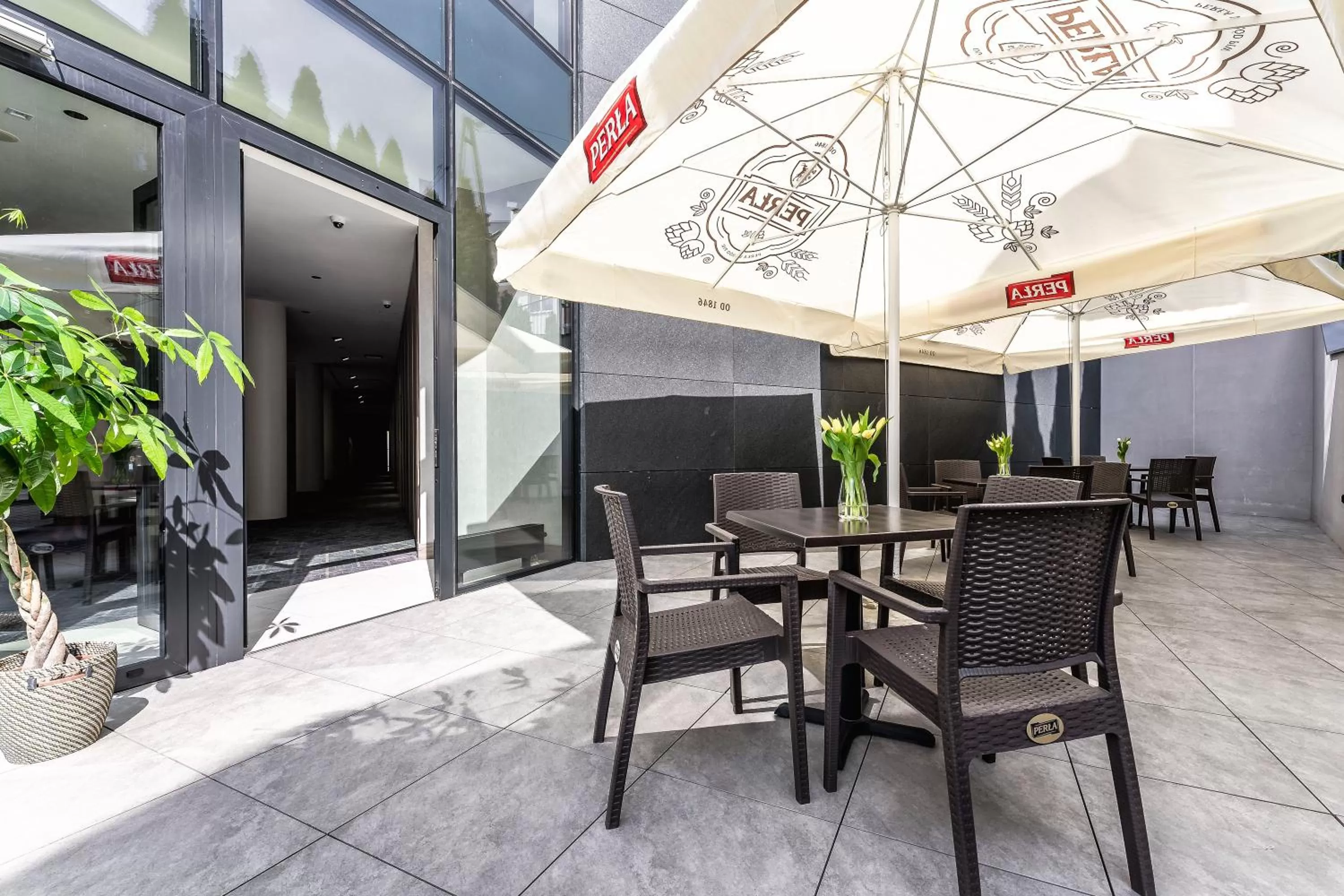 Patio in ibis Styles Lublin Stare Miasto