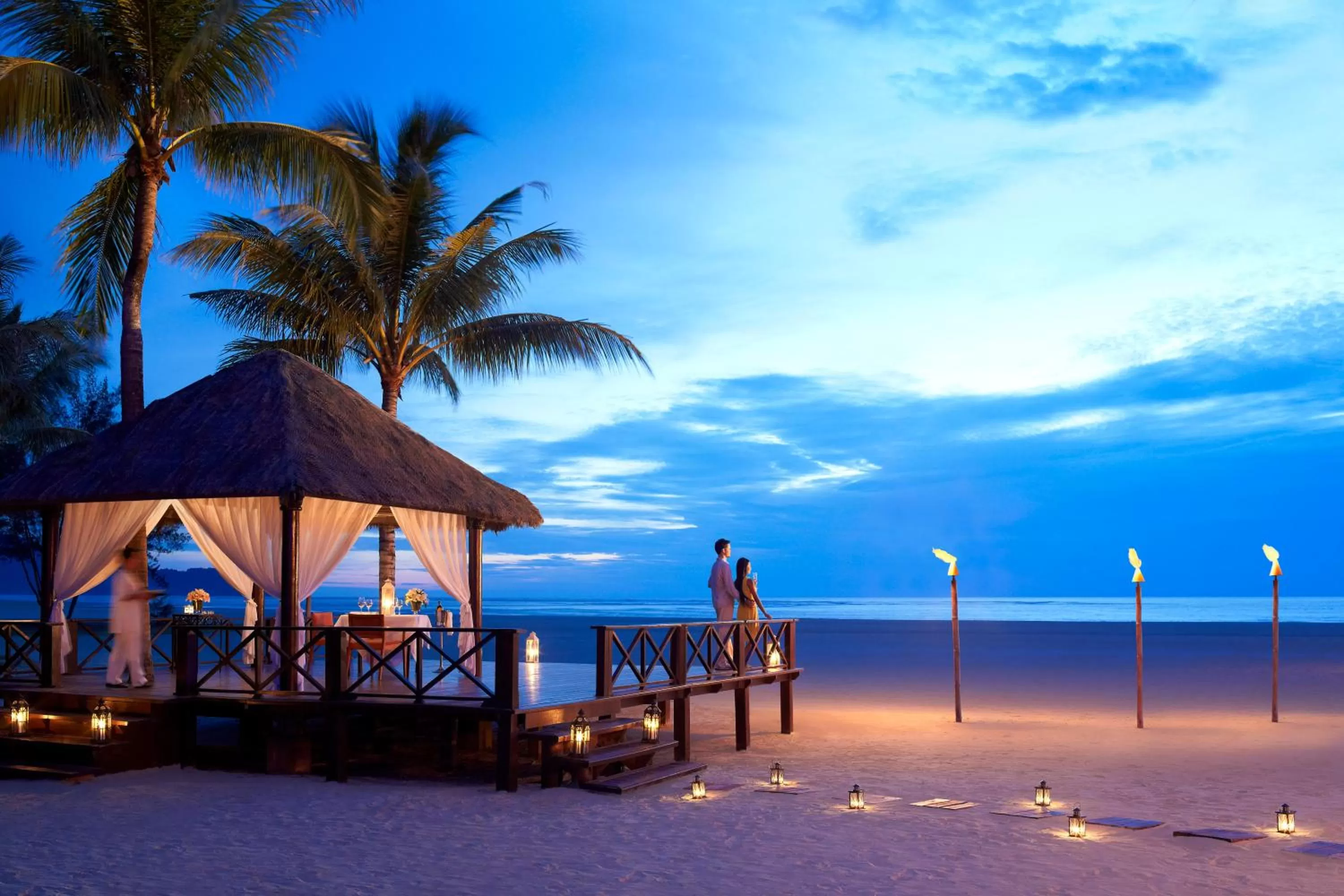 Beach in Shangri-La Rasa Ria, Kota Kinabalu