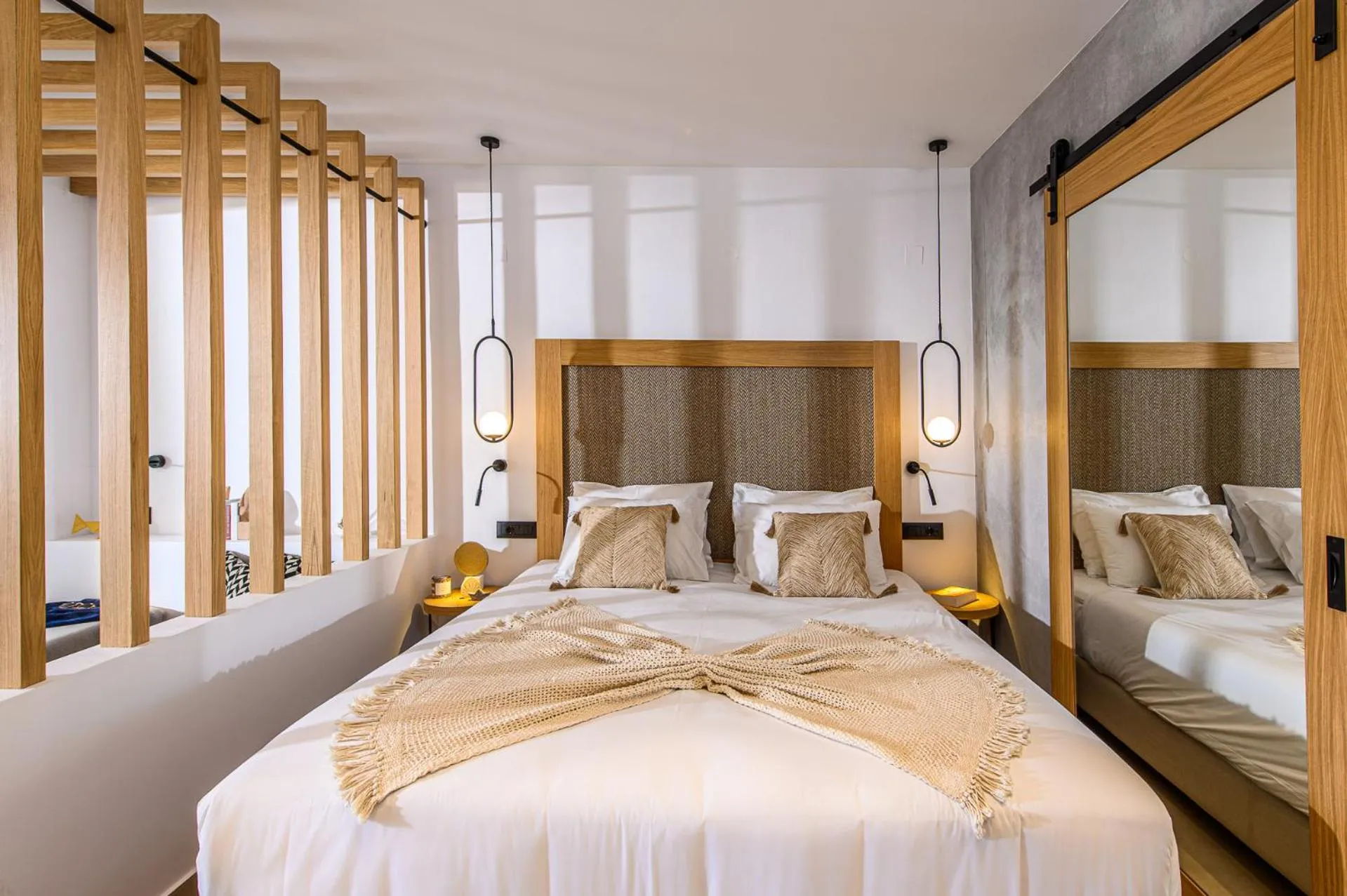 Bed in Stella Palace Aqua Park Resort