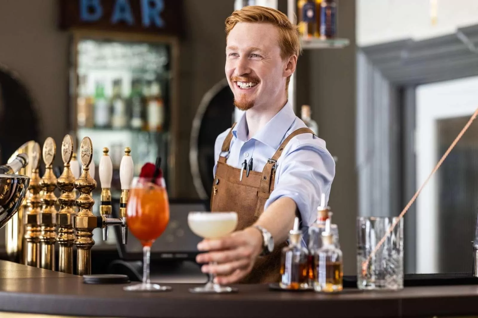 Lounge or bar in Jørgensens Hotel