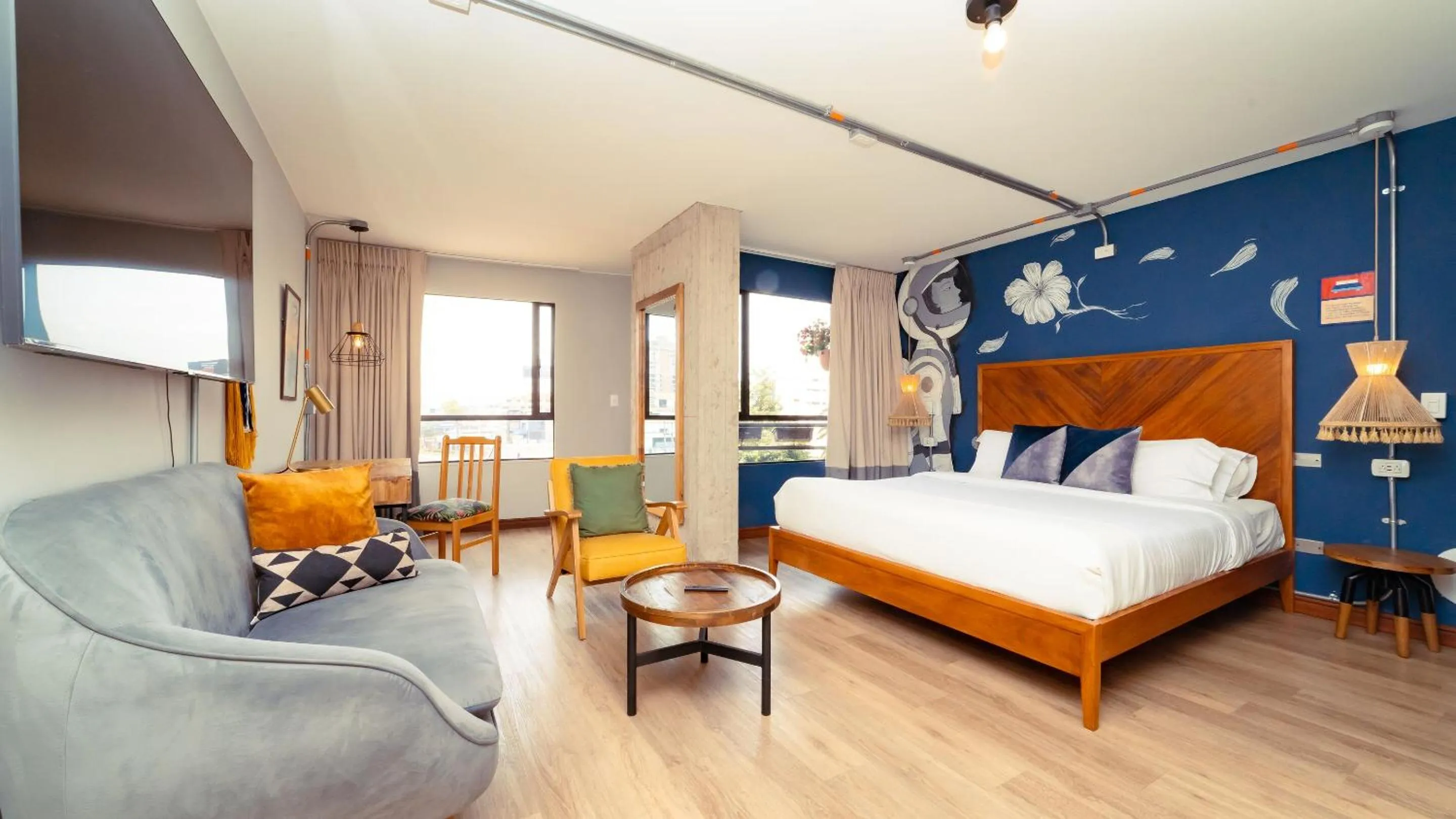 Bed in Selina Chapinero Bogota