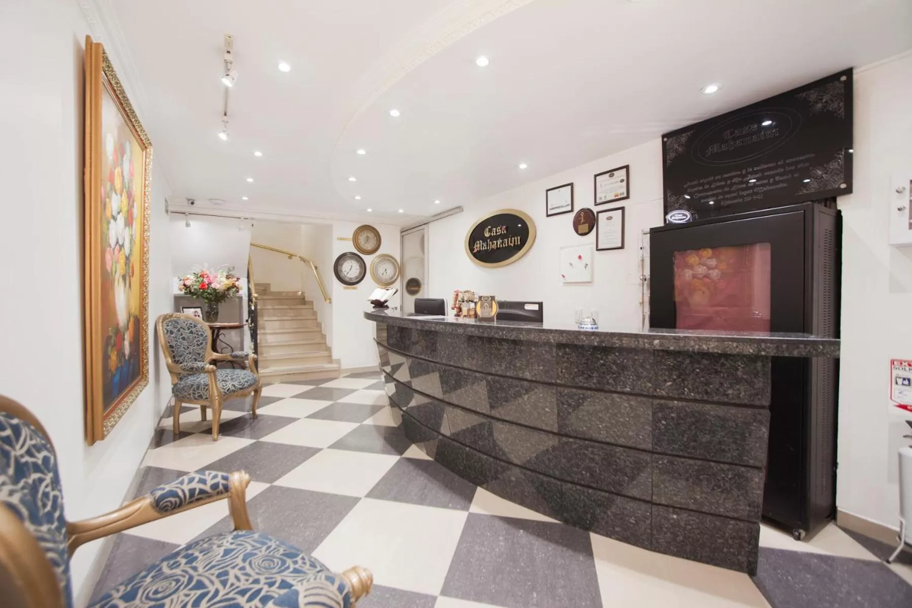 Lobby or reception in Hotel Casa Mahanaim Colferias, Bogotá