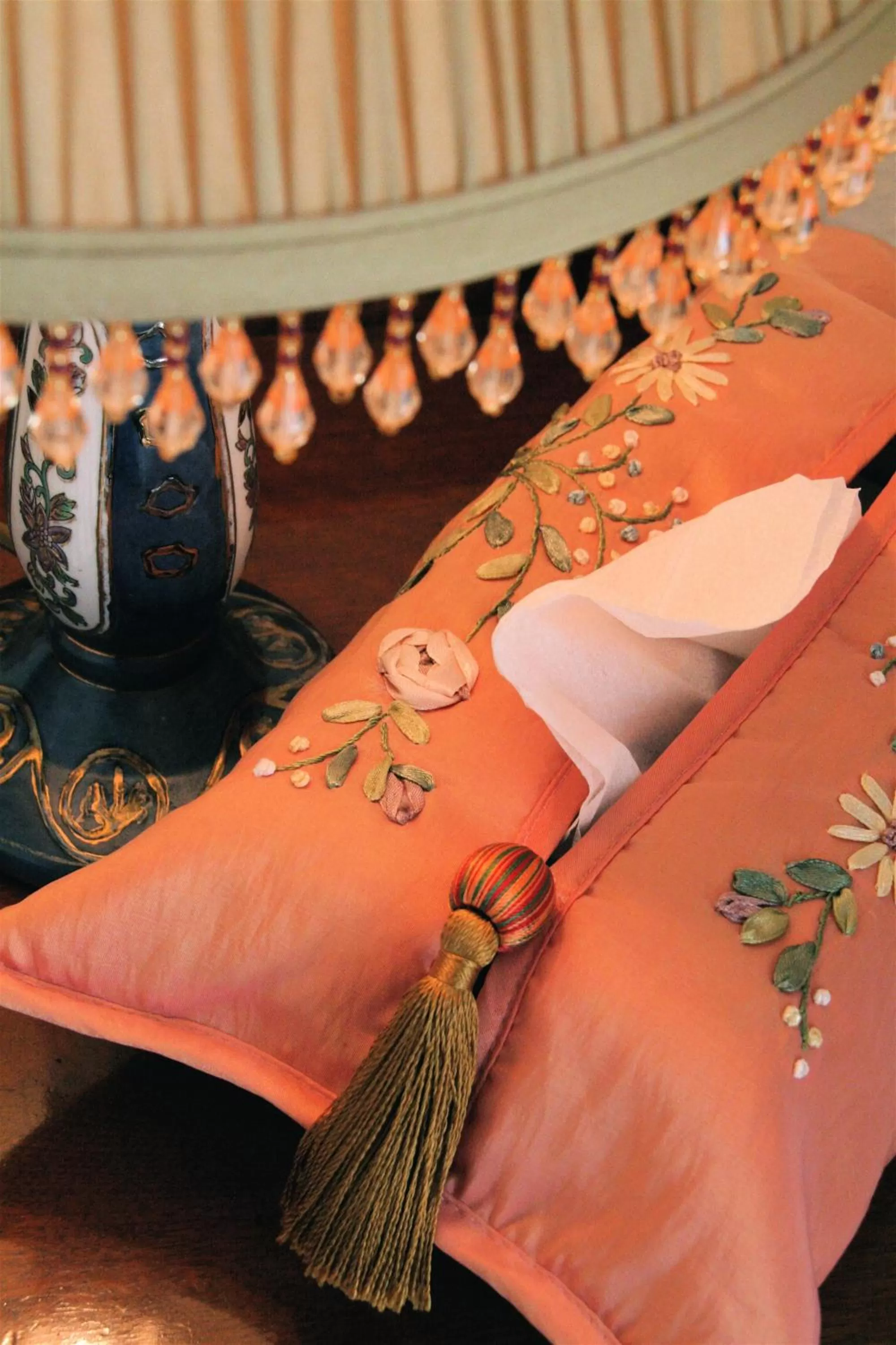 Decorative detail, Bed in Stoneborough House B&B