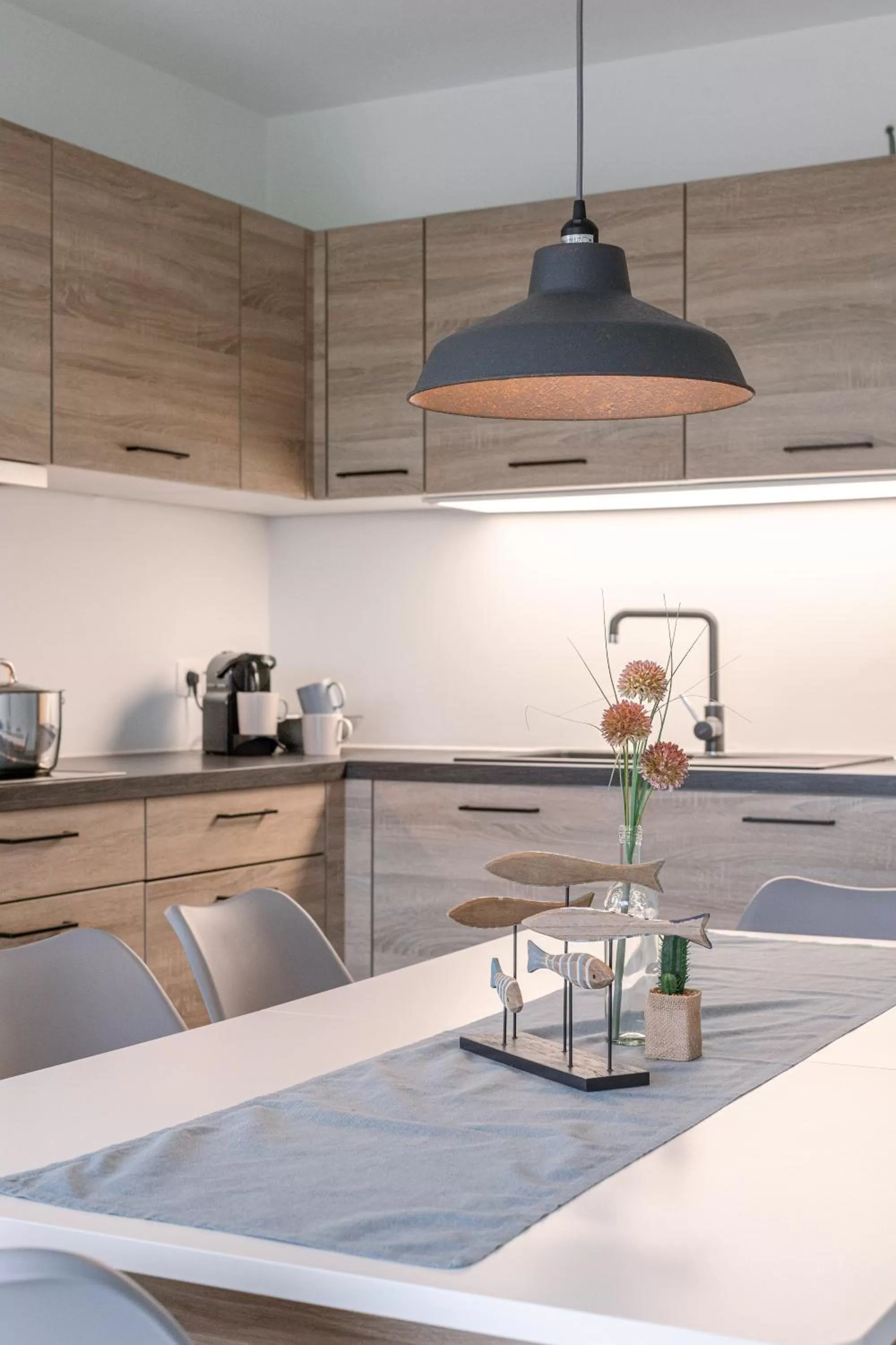 Dining area, Kitchen/Kitchenette in Whaaw Westende-bad