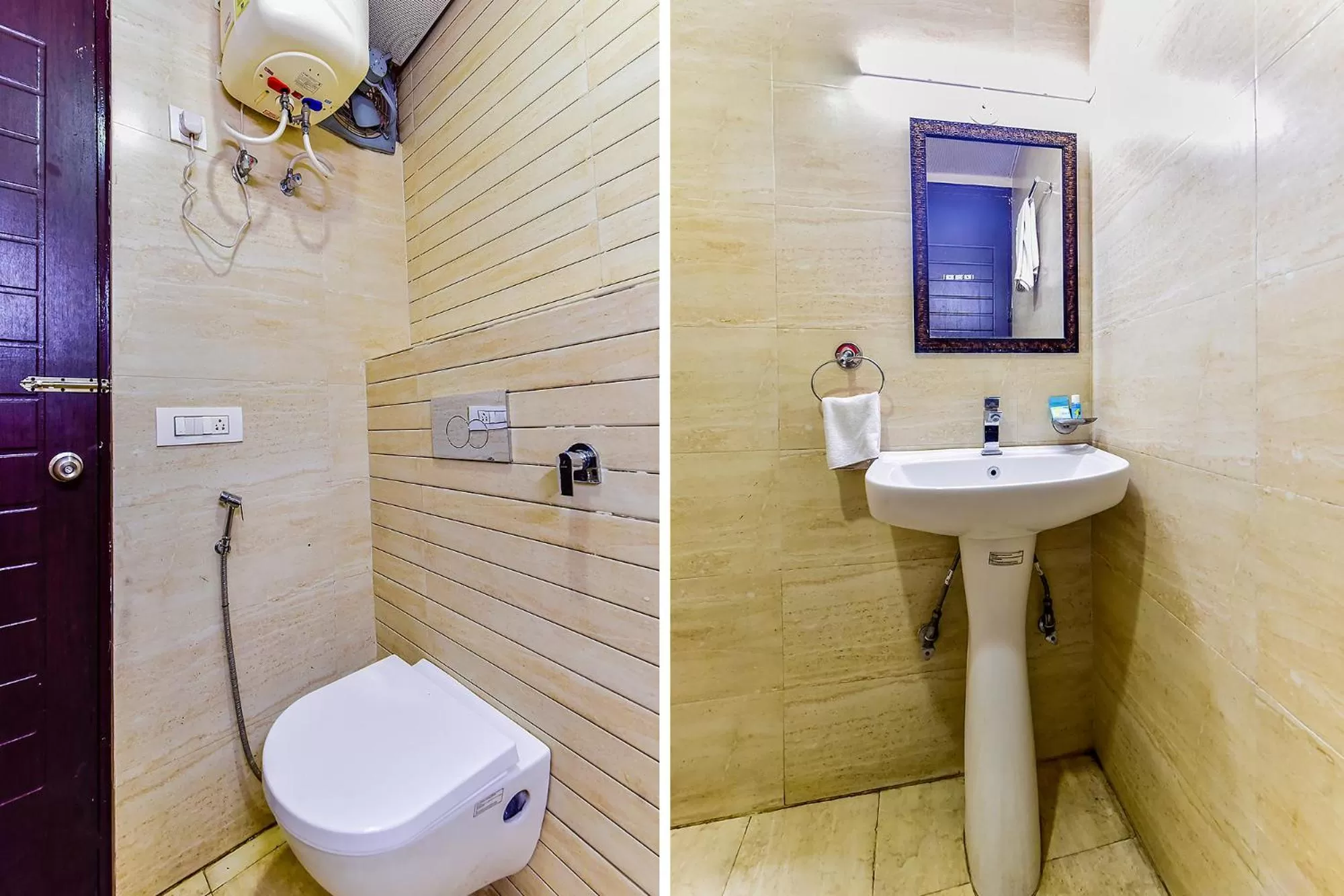 Bathroom in FabHotel Surya Residency GMS Road