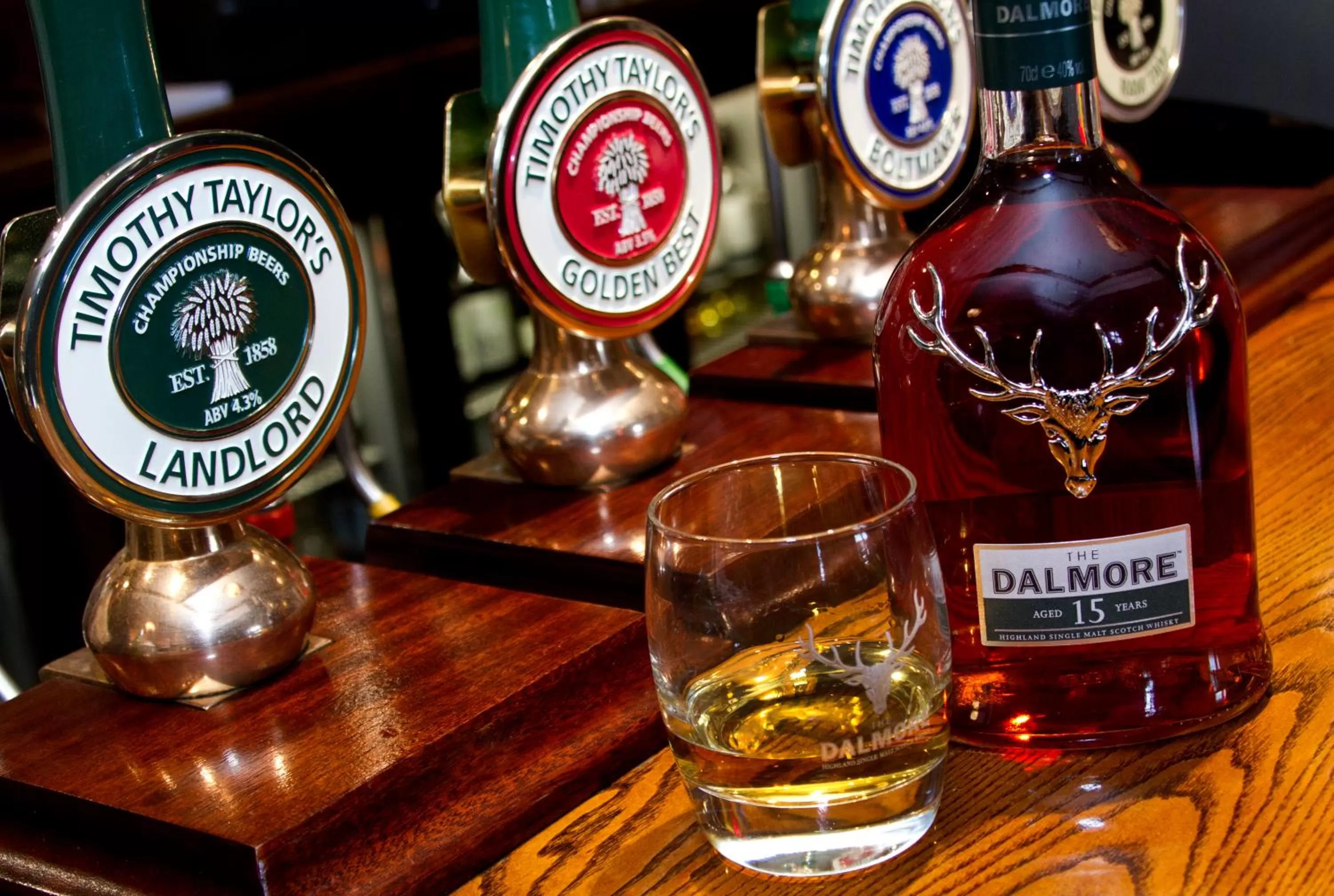 Alcoholic drinks in The Fleece Inn