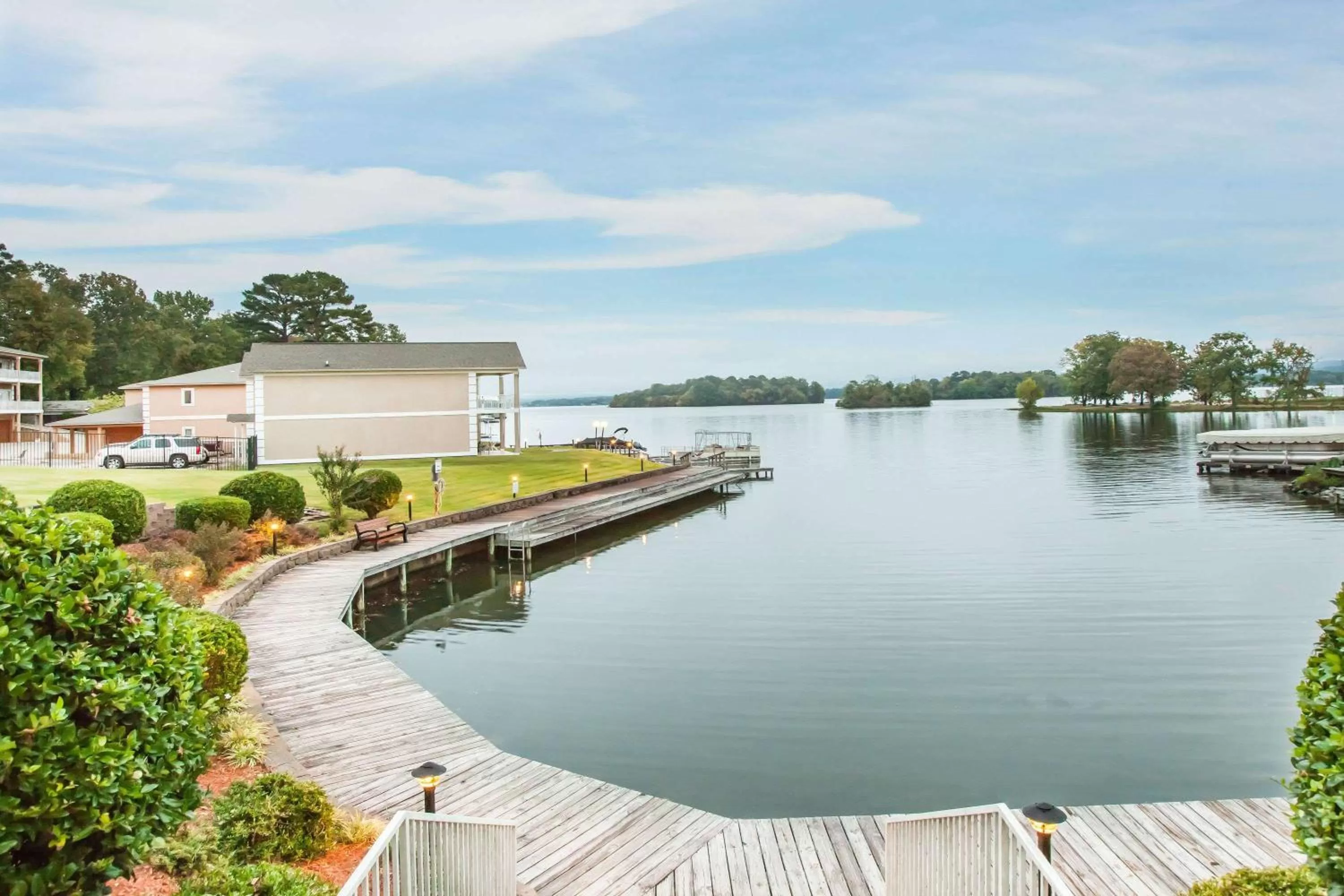 On site in Baymont on the lake by Wyndham Hot Springs