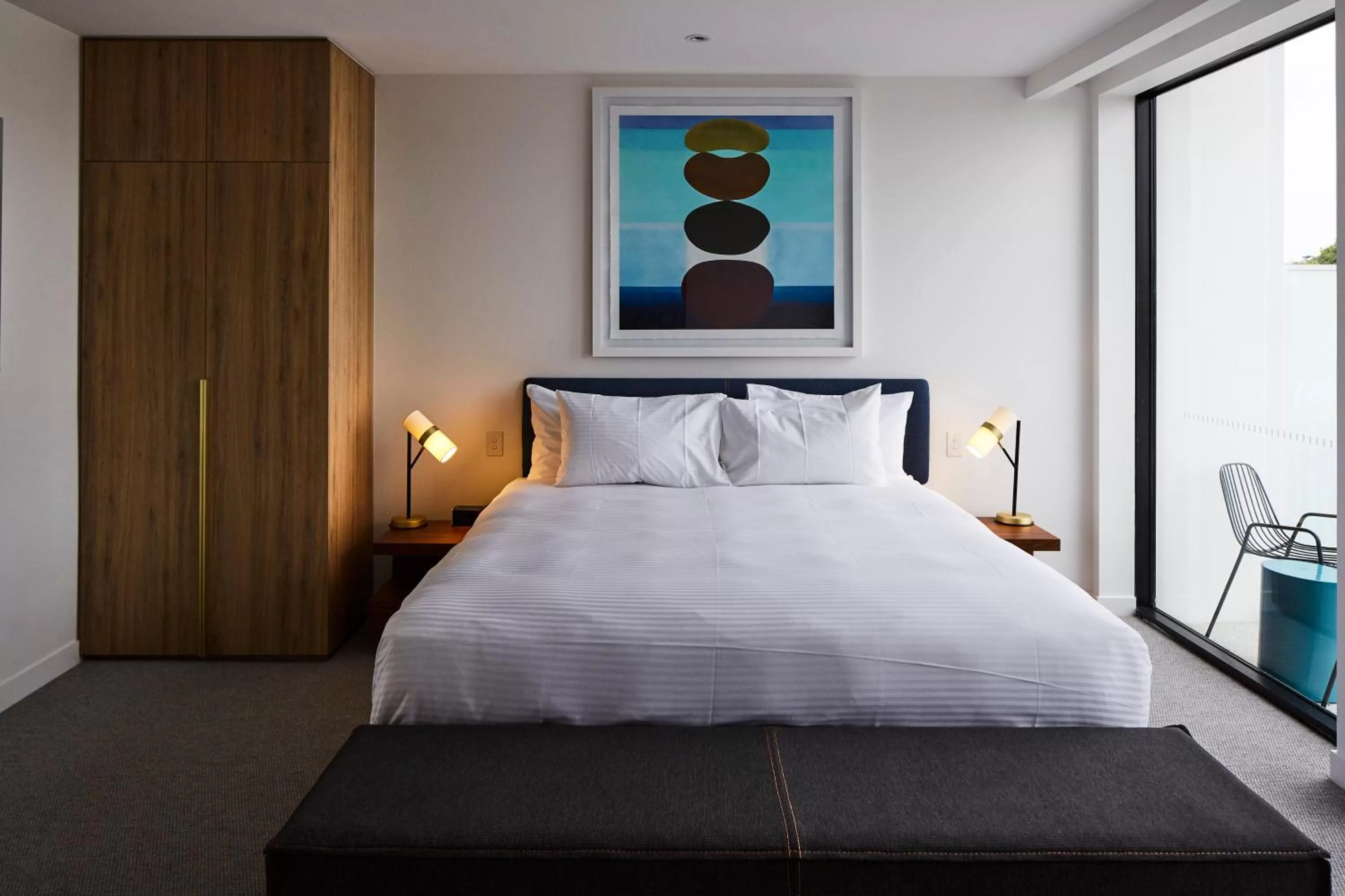 Bed in The Johnson Brisbane - Art Series