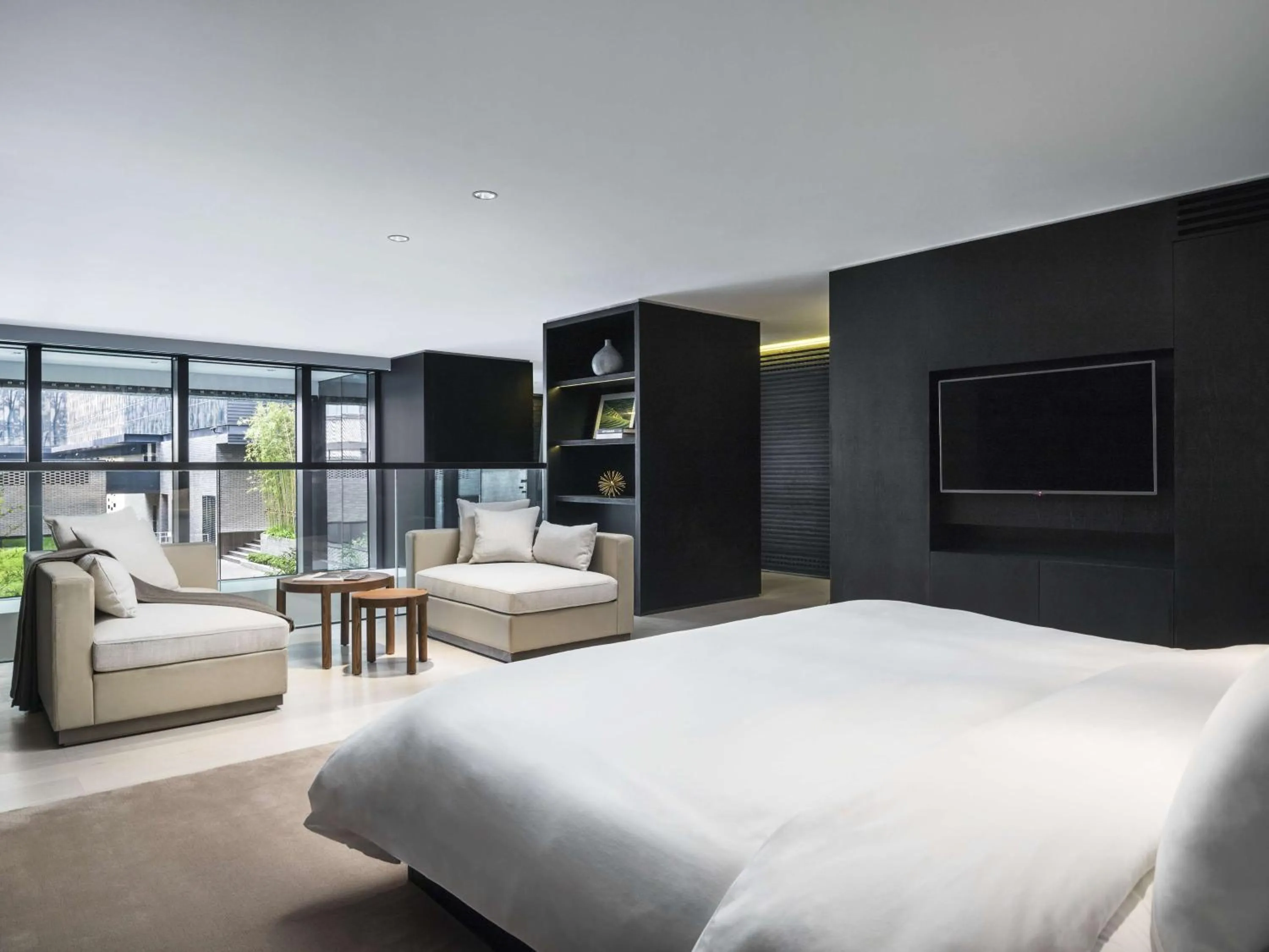 Photo of the whole room, Bed in The Temple House