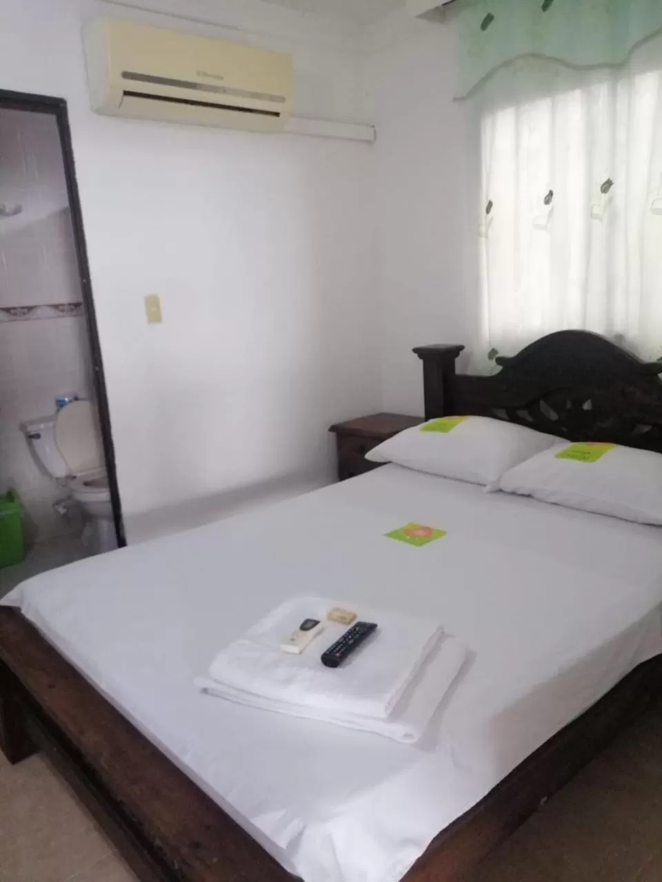 Bed in Hotel Mansión del Cesar