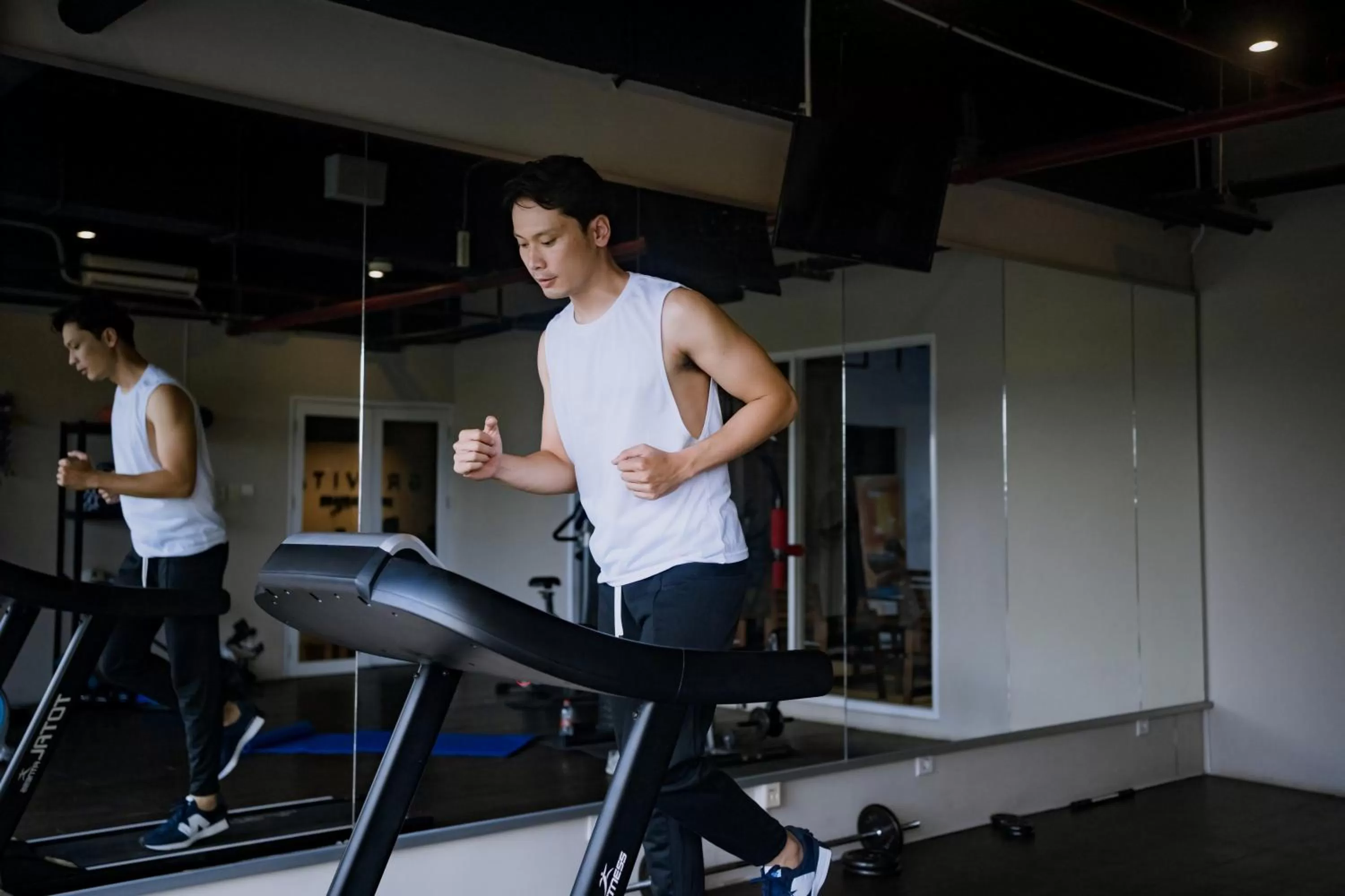 Fitness centre/facilities in Antero Hotel Jababeka Cikarang